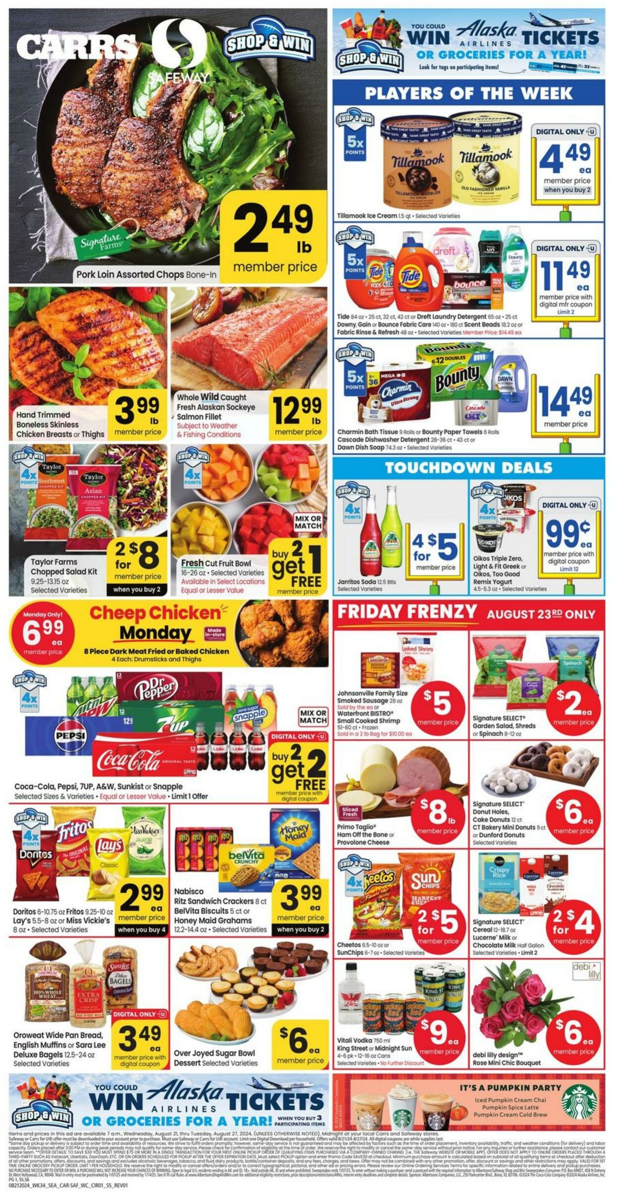 Weekly ad Carrs 08/21/2024 - 08/27/2024