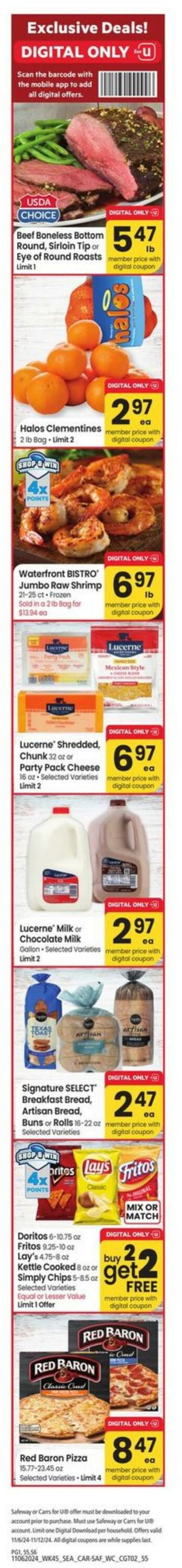 Weekly ad Carrs 11/06/2024 - 11/12/2024