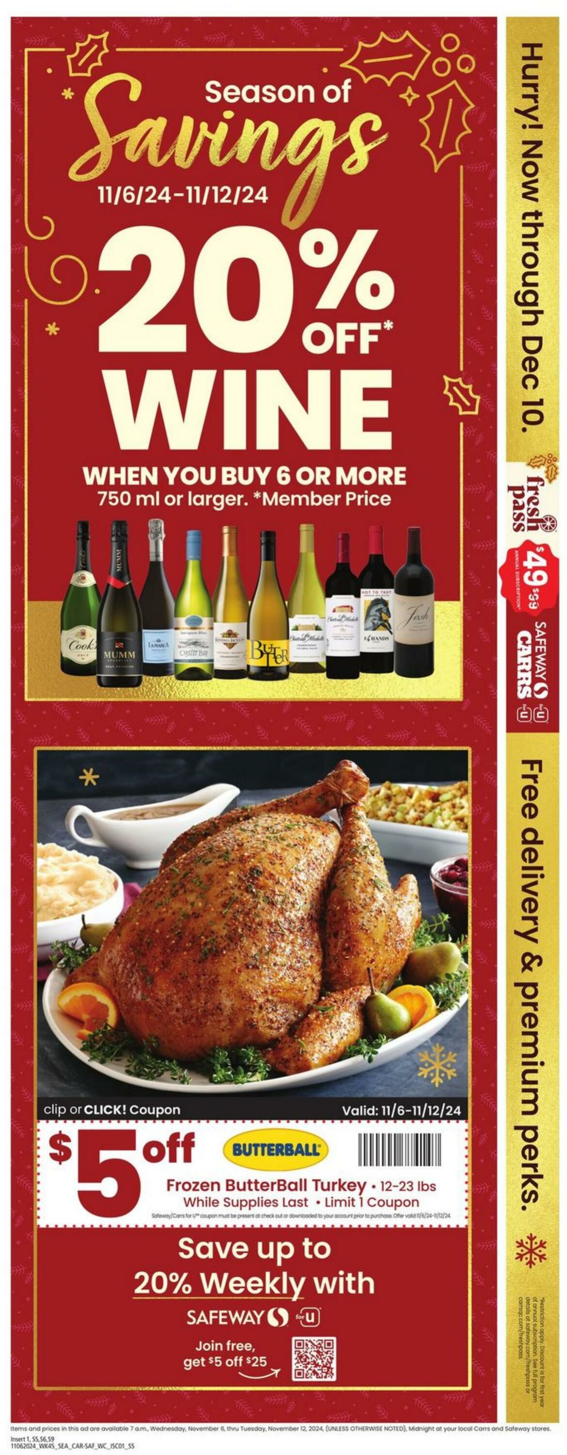 Weekly ad Carrs 11/06/2024 - 11/12/2024