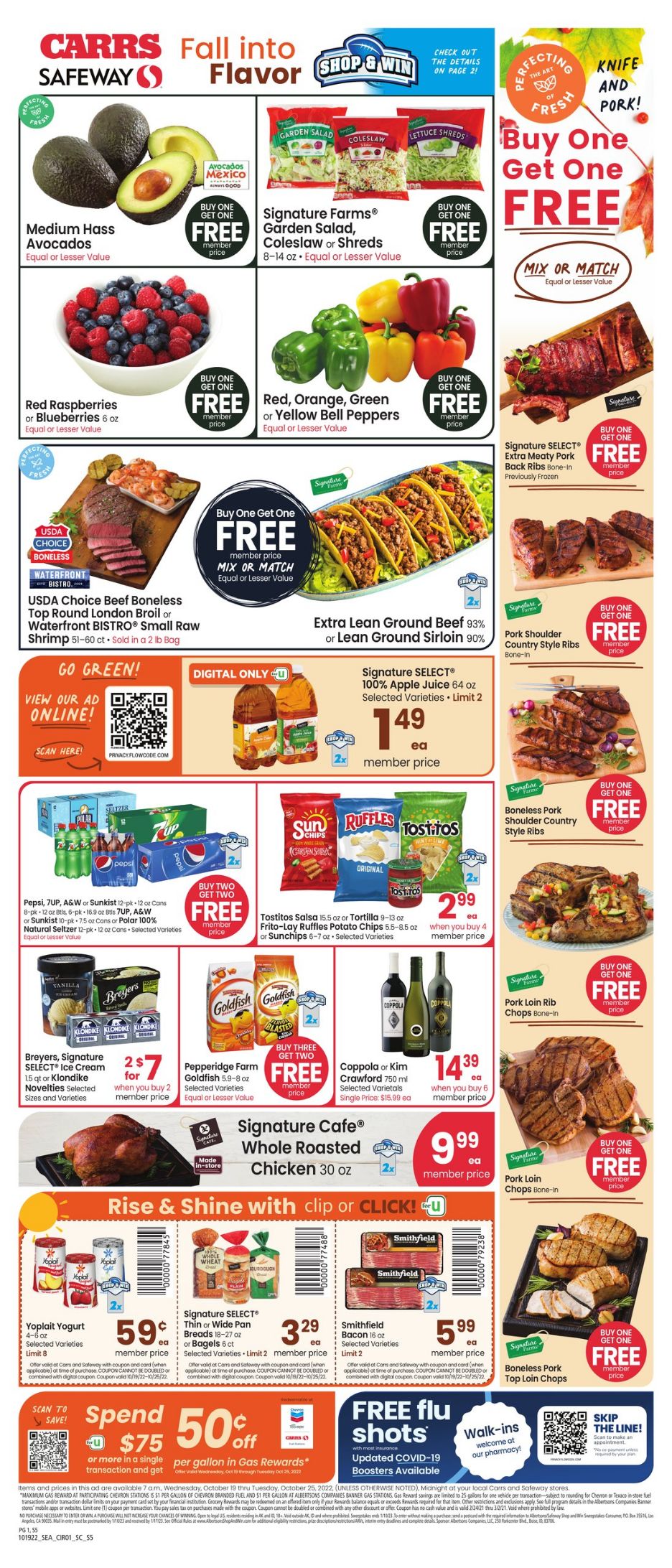 Weekly ad Carrs 10/19/2022 - 10/25/2022