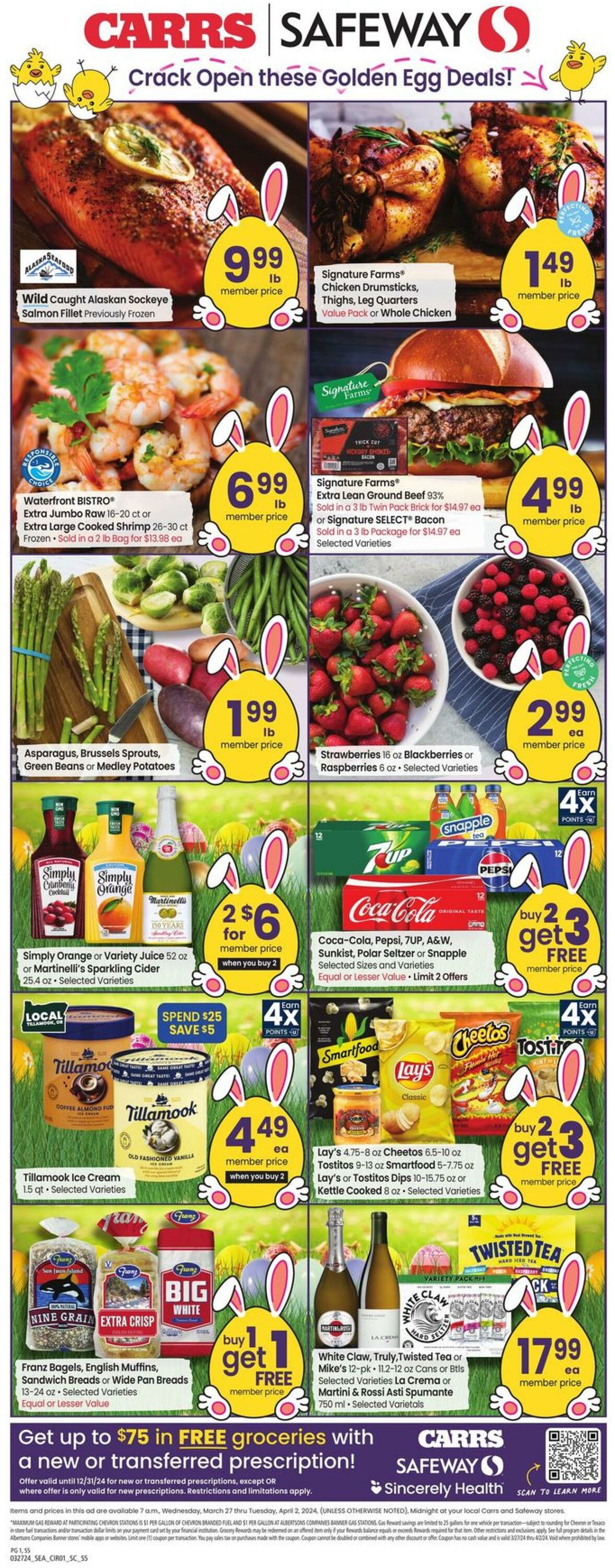 Weekly ad Carrs 03/27/2024 - 04/02/2024