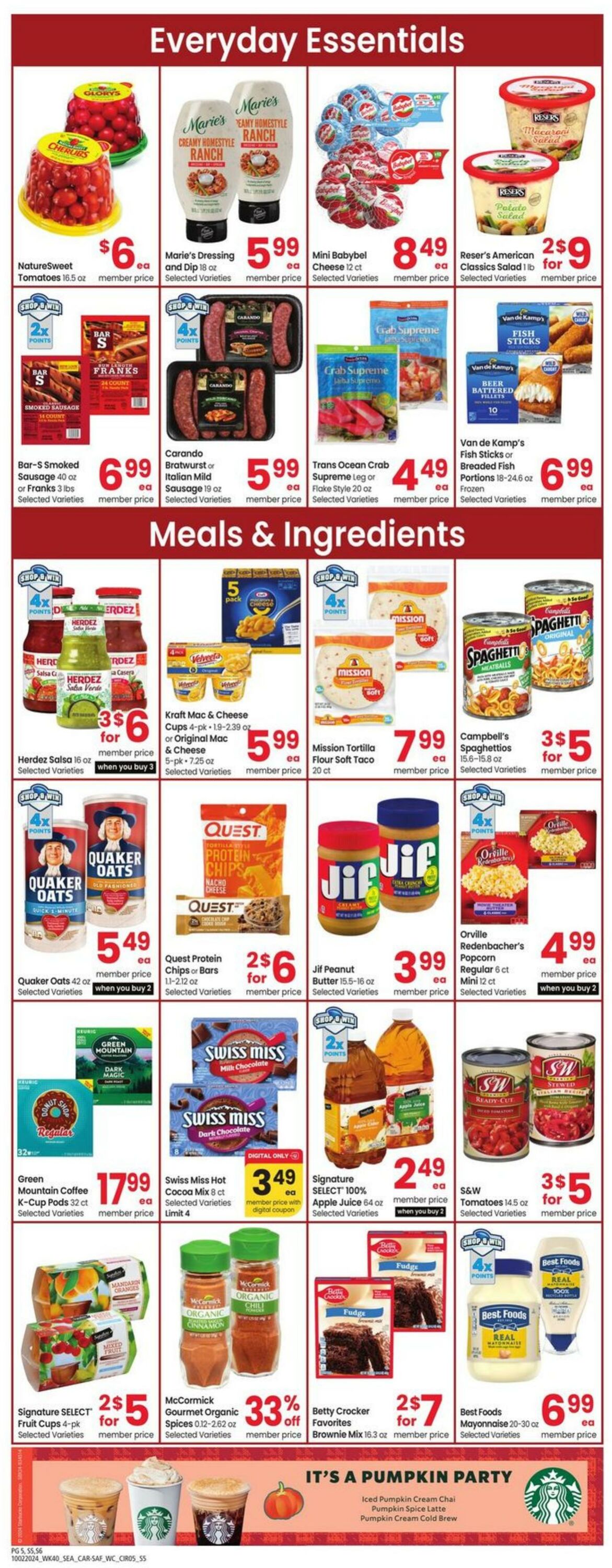 Weekly ad Carrs 10/02/2024 - 10/08/2024