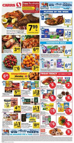 Weekly ad Carrs 10/30/2023 - 11/26/2023