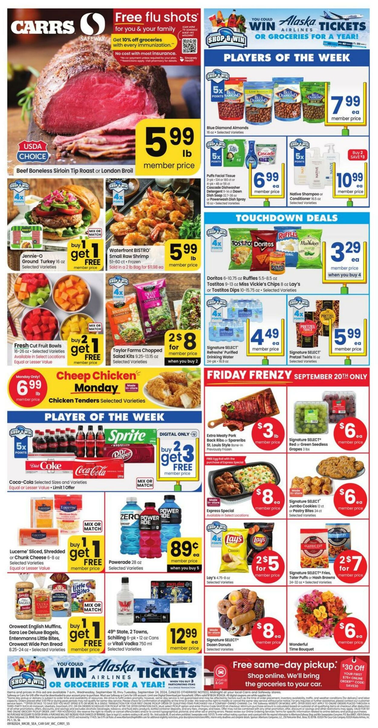 Weekly ad Carrs 09/18/2024 - 09/24/2024