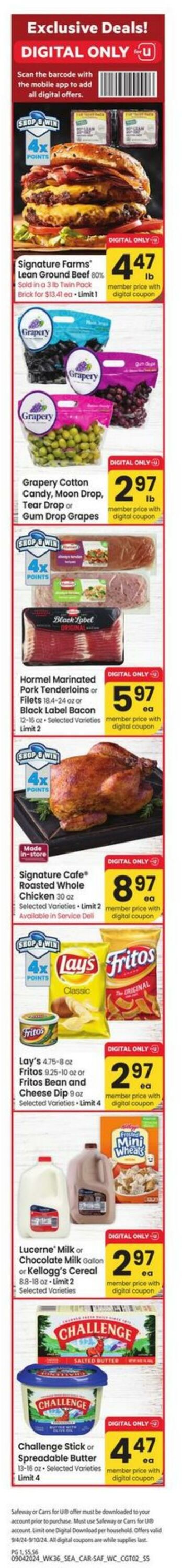 Weekly ad Carrs 09/04/2024 - 09/10/2024