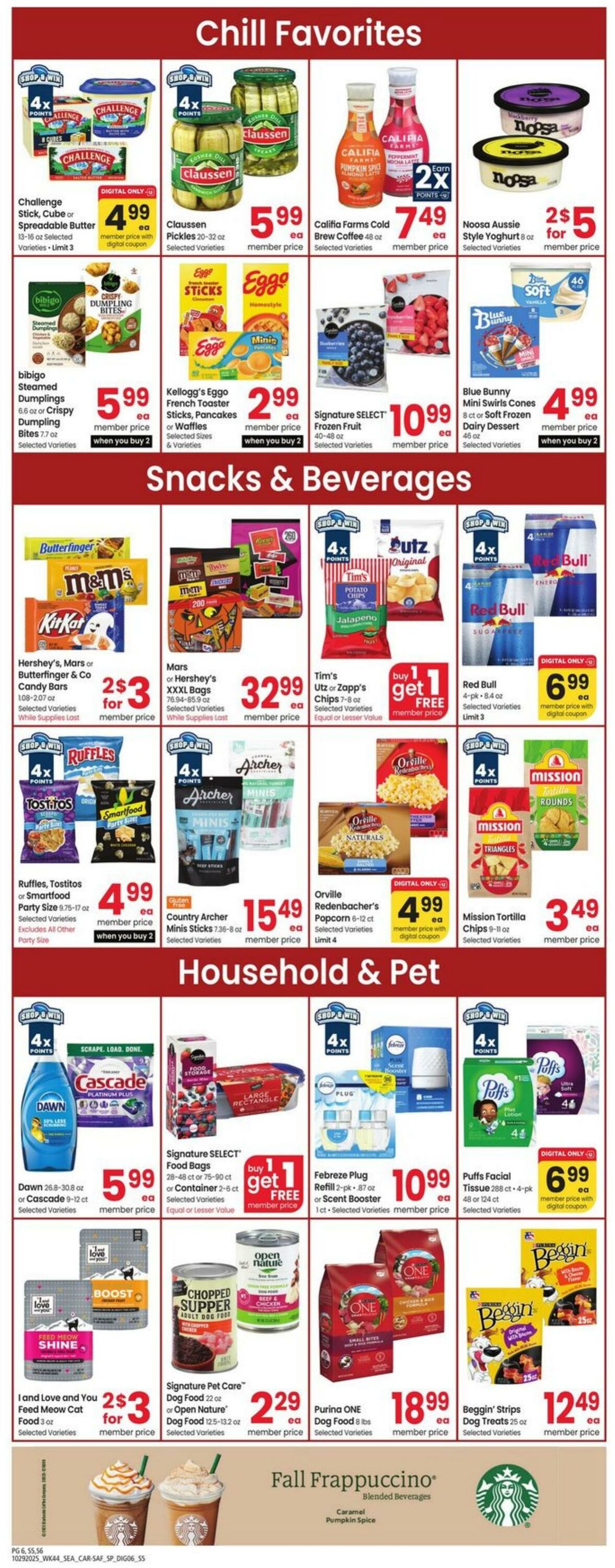 Weekly ad Carrs 10/29/2025 - 11/04/2025