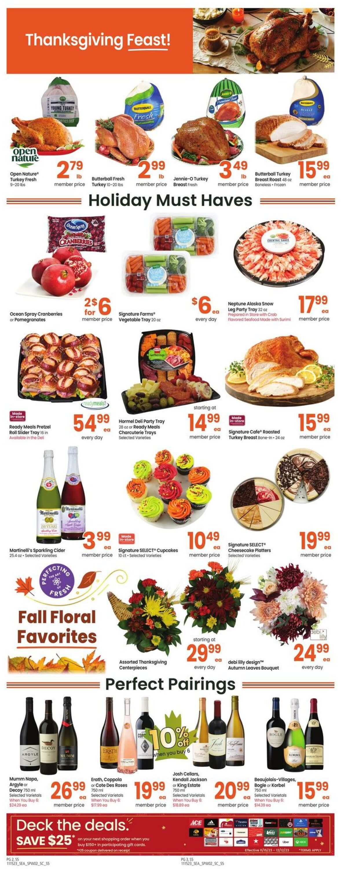 Weekly ad Carrs 11/15/2023 - 11/23/2023