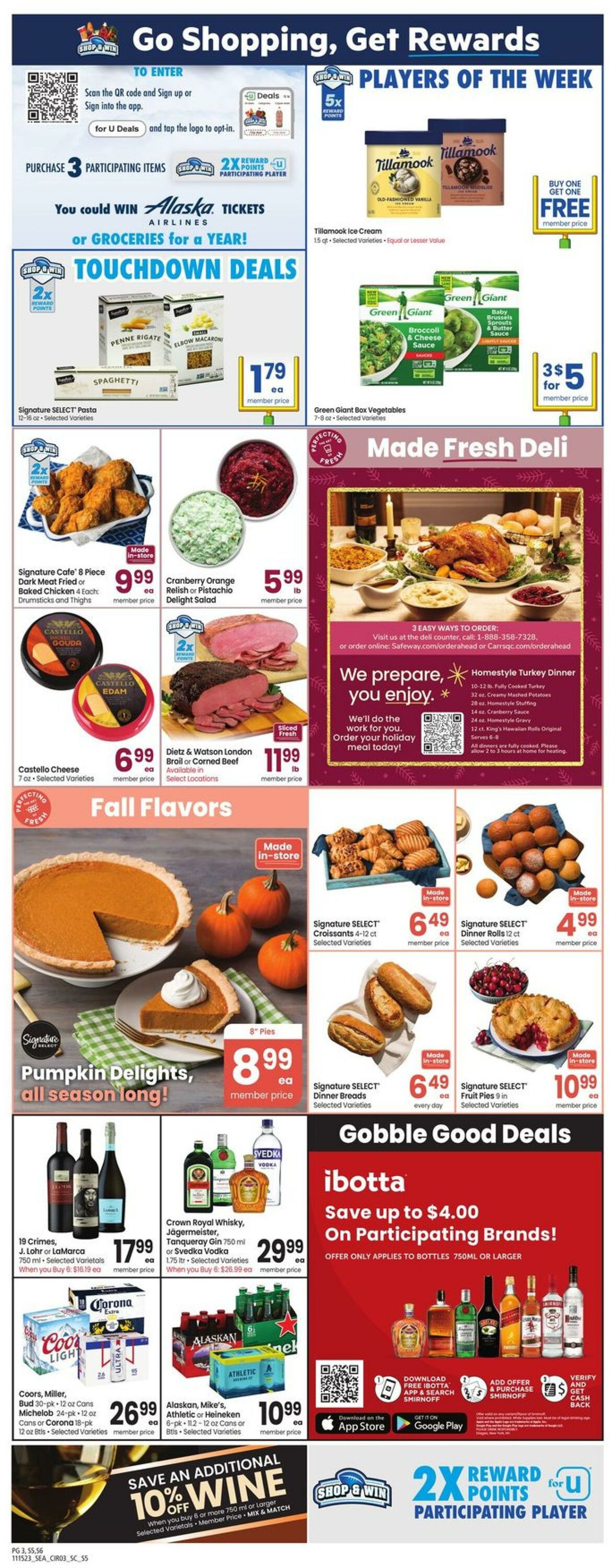 Weekly ad Carrs 11/15/2023 - 11/23/2023