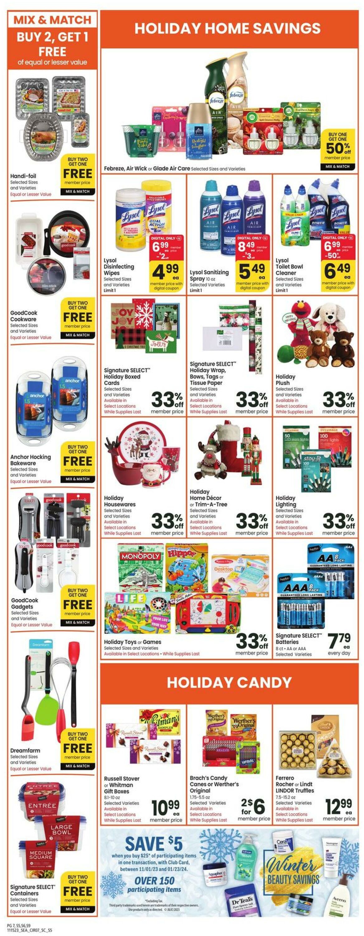 Weekly ad Carrs 11/15/2023 - 11/23/2023