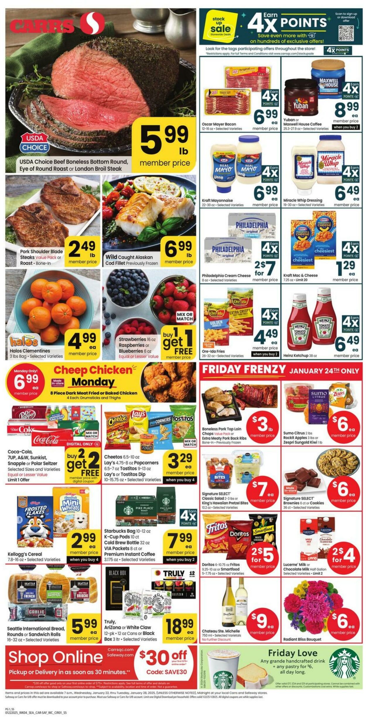 Weekly ad Carrs 01/22/2025 - 01/28/2025