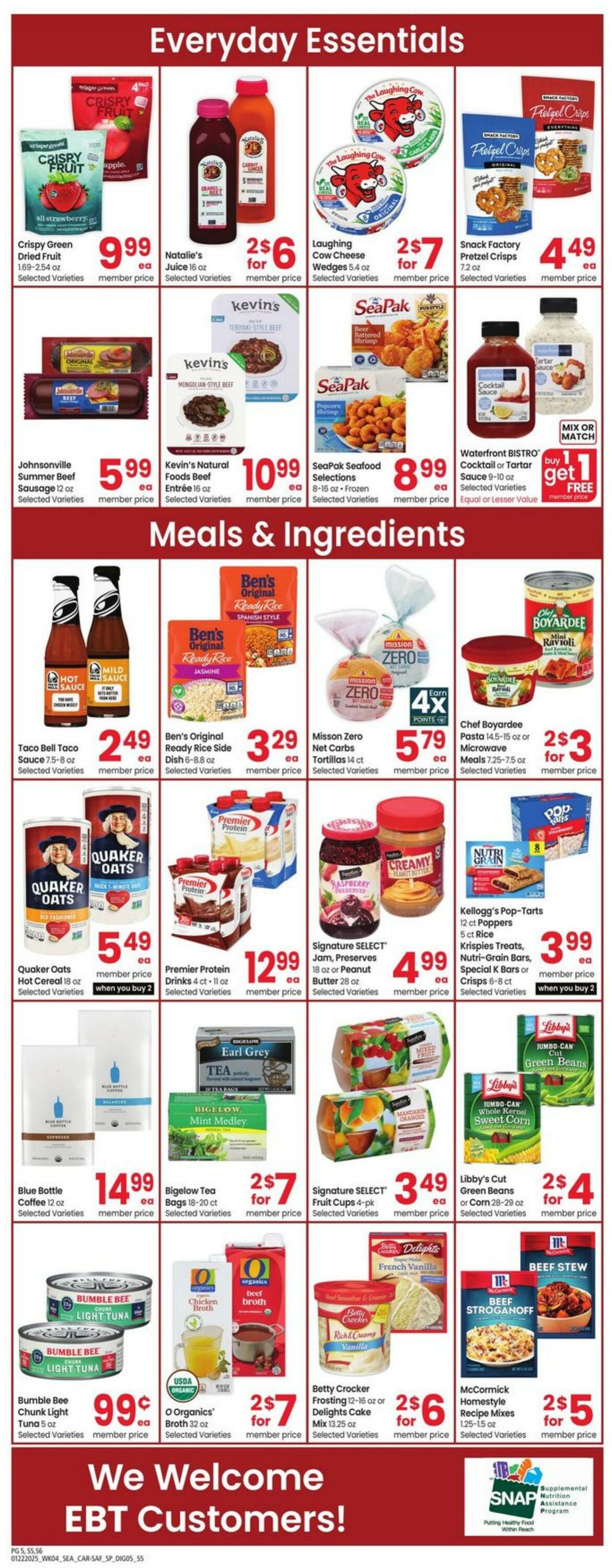 Weekly ad Carrs 01/22/2025 - 01/28/2025