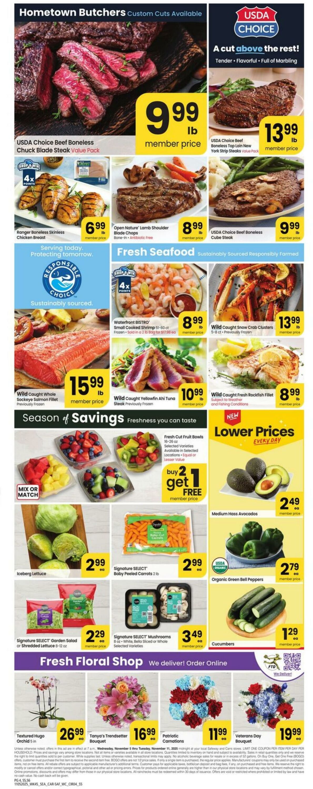 Weekly ad Carrs 11/05/2025 - 11/11/2025