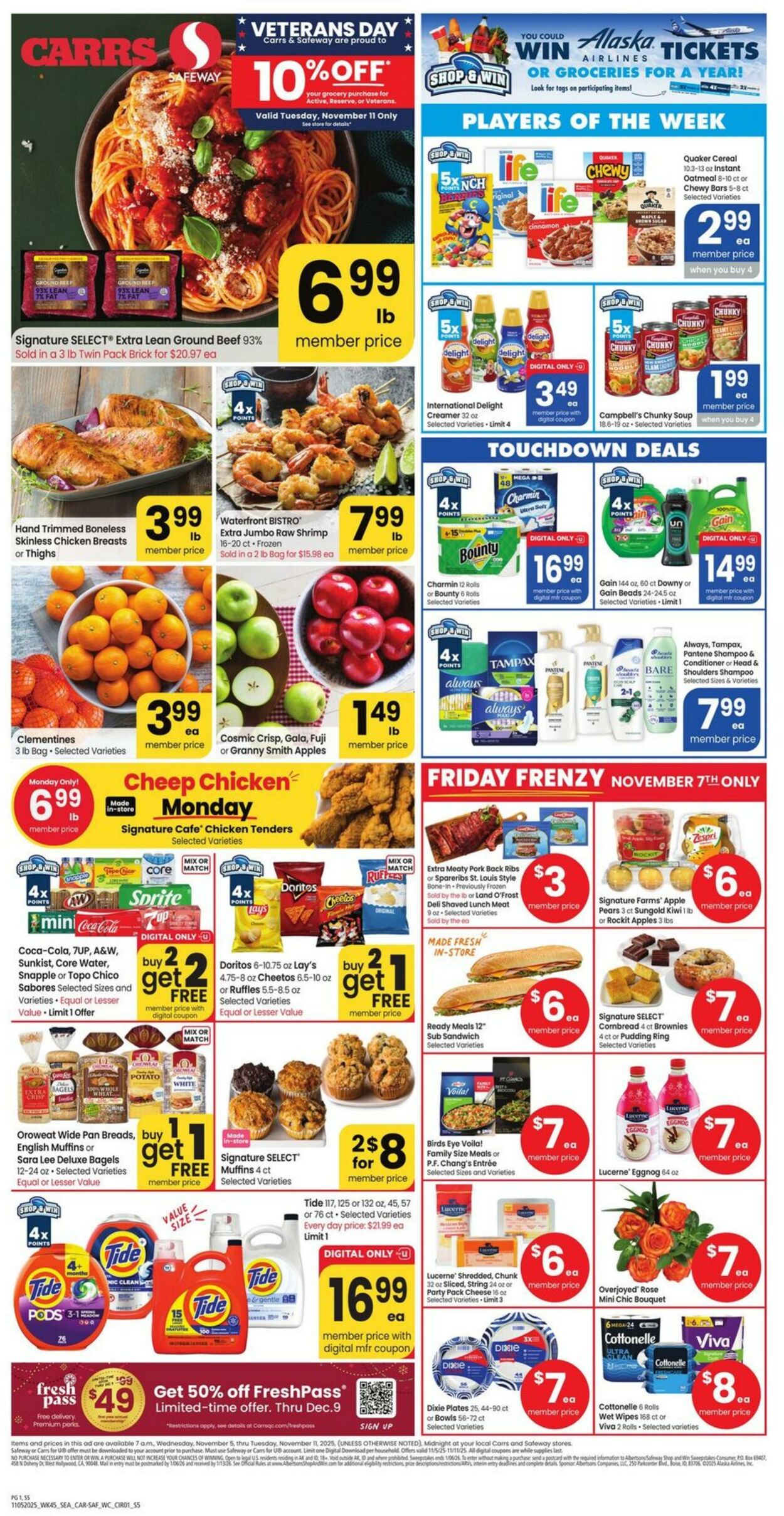 Weekly ad Carrs 11/05/2025 - 11/11/2025