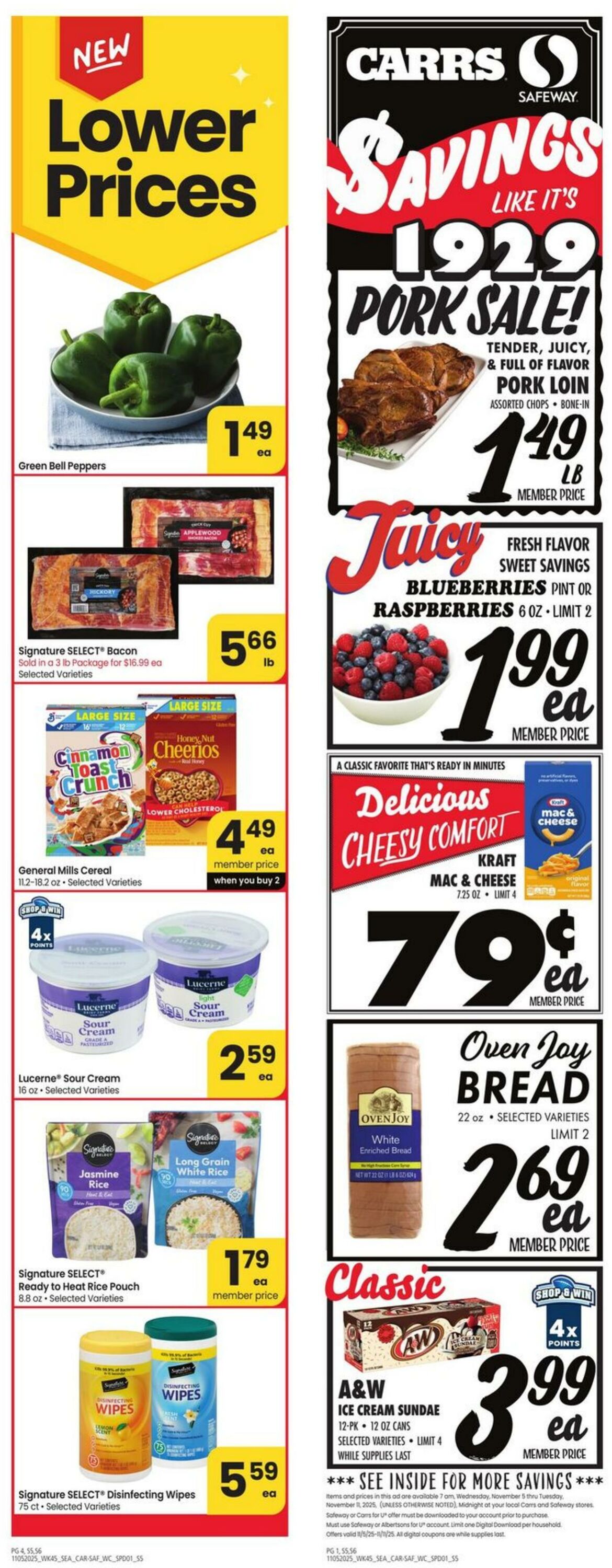 Weekly ad Carrs 11/05/2025 - 11/11/2025
