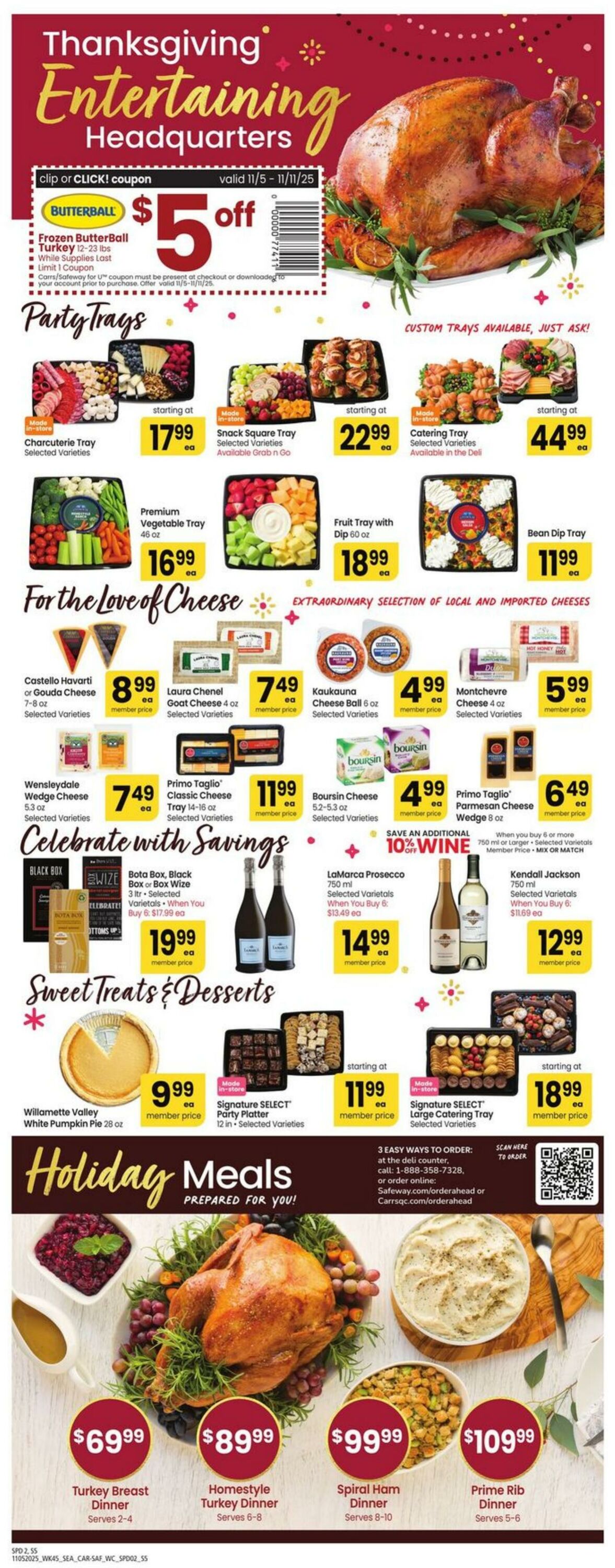 Weekly ad Carrs 11/05/2025 - 11/11/2025