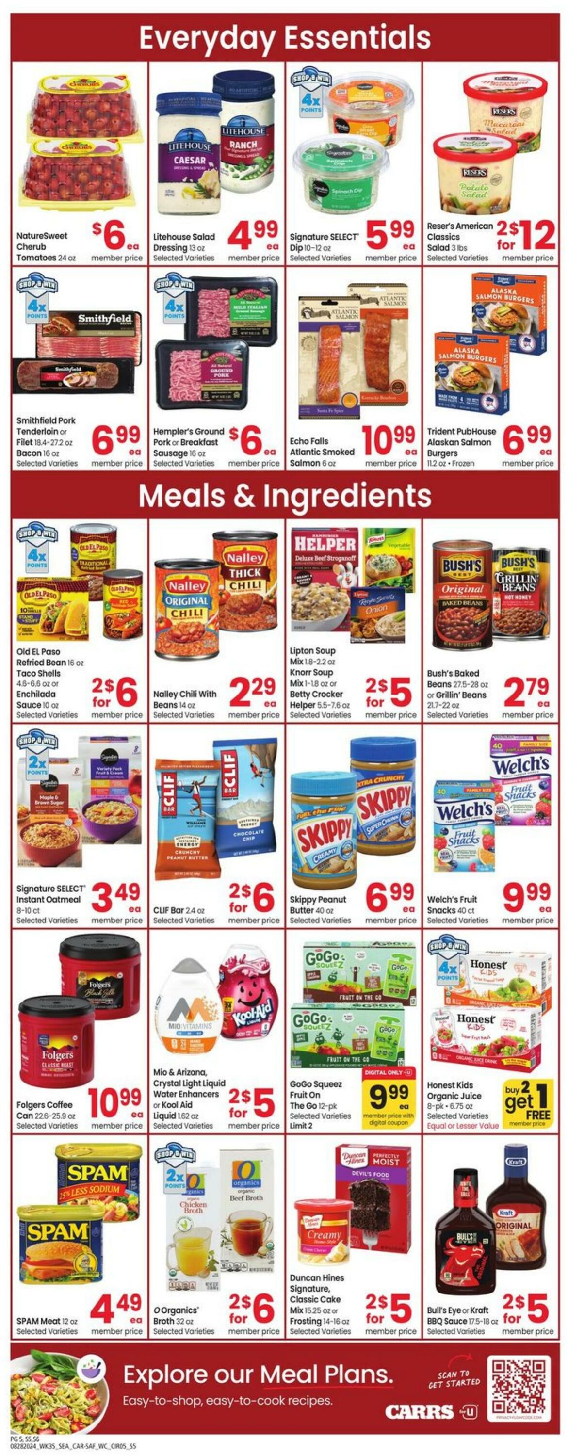 Weekly ad Carrs 08/28/2024 - 09/03/2024