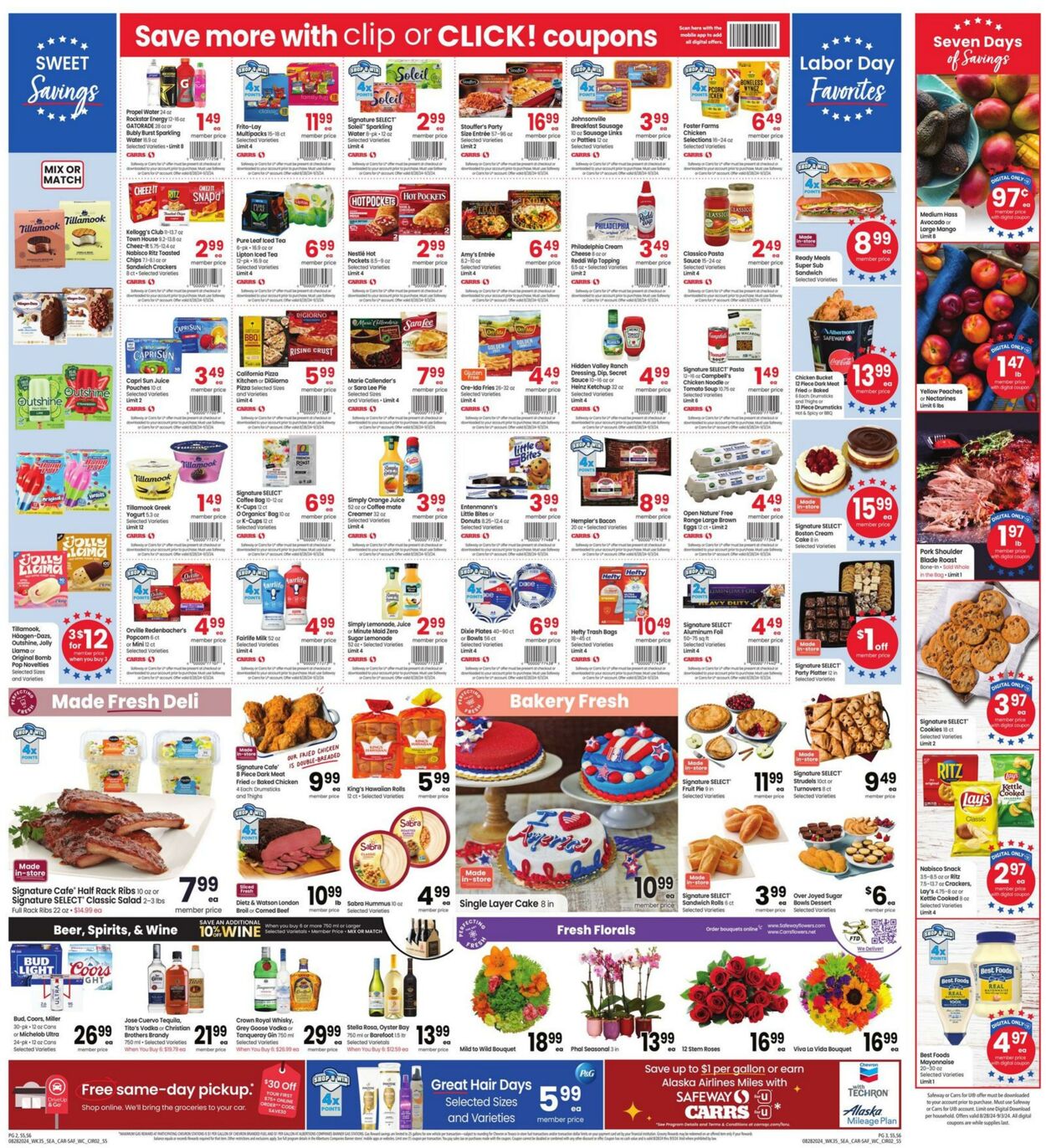 Weekly ad Carrs 08/28/2024 - 09/03/2024