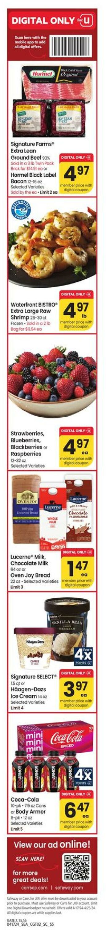 Weekly ad Carrs 04/17/2024 - 04/23/2024