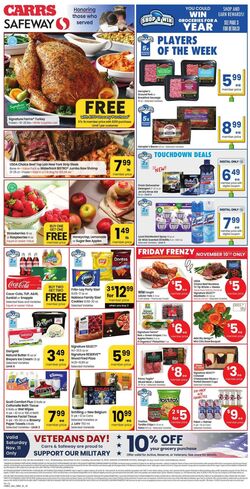 Weekly ad Carrs 11/08/2023 - 11/14/2023