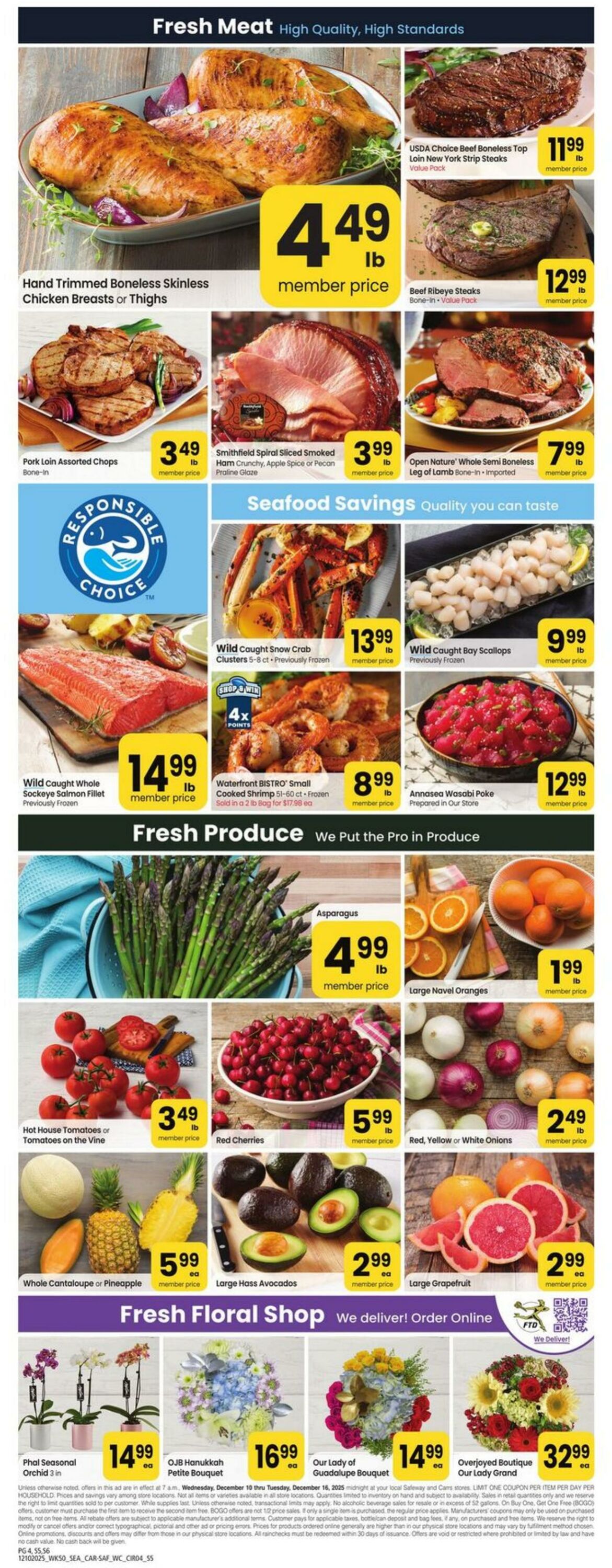 Weekly ad Carrs 12/10/2025 - 12/16/2025