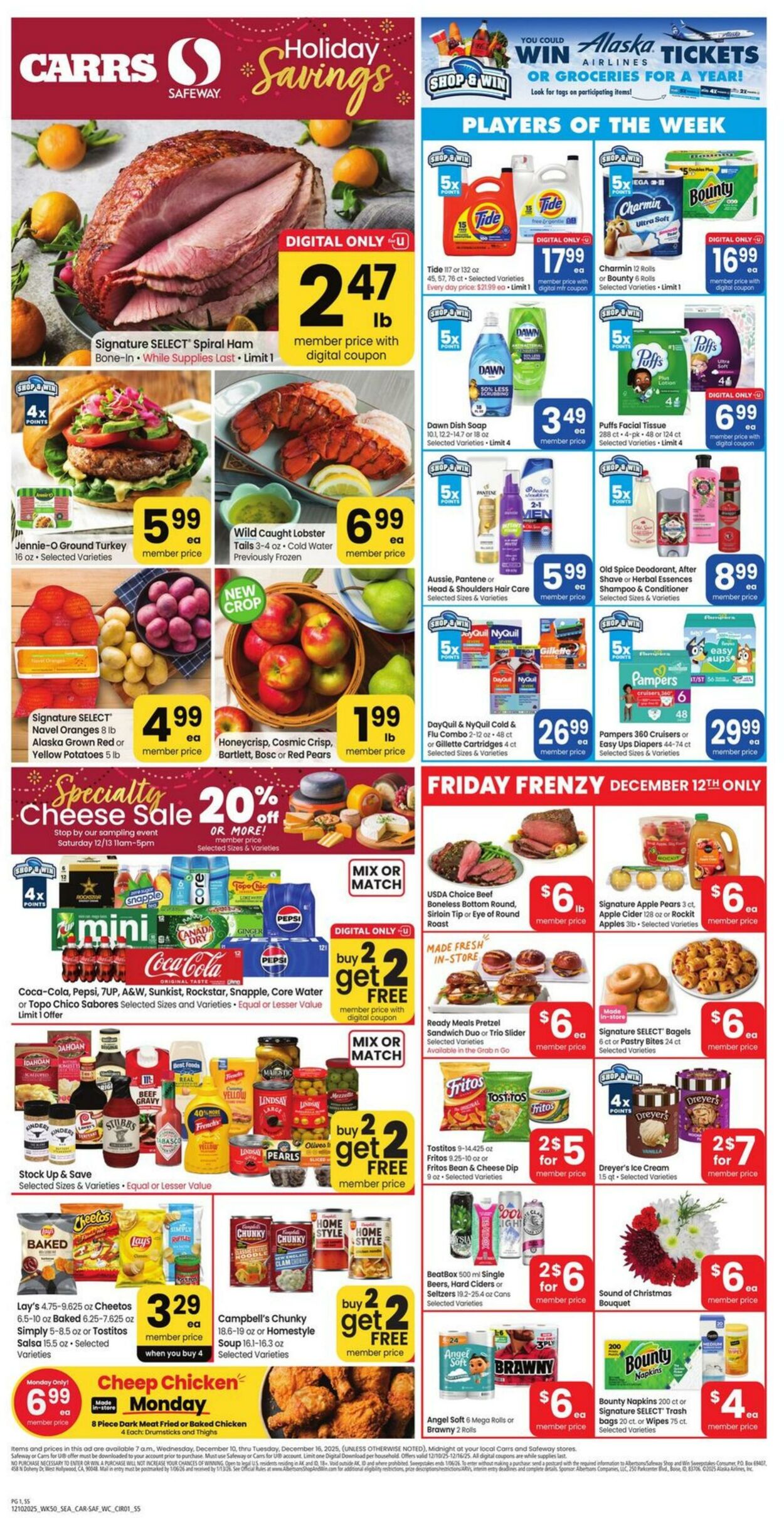 Weekly ad Carrs 12/10/2025 - 12/16/2025