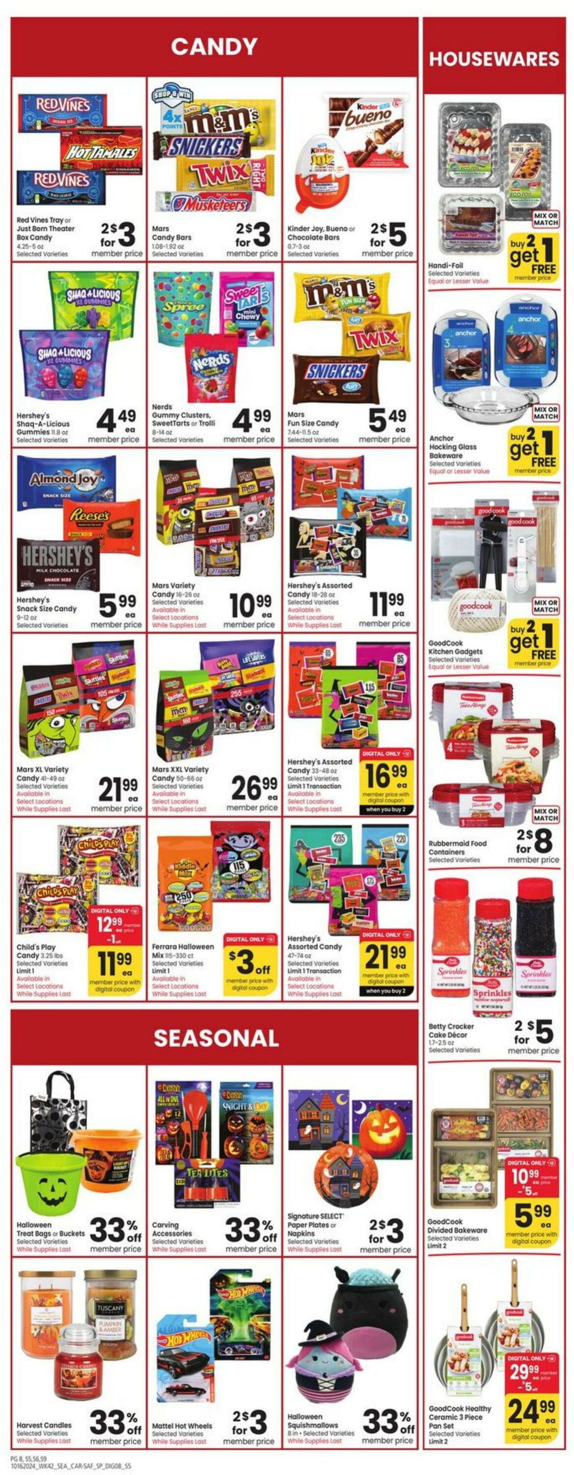 Weekly ad Carrs 10/16/2024 - 10/22/2024