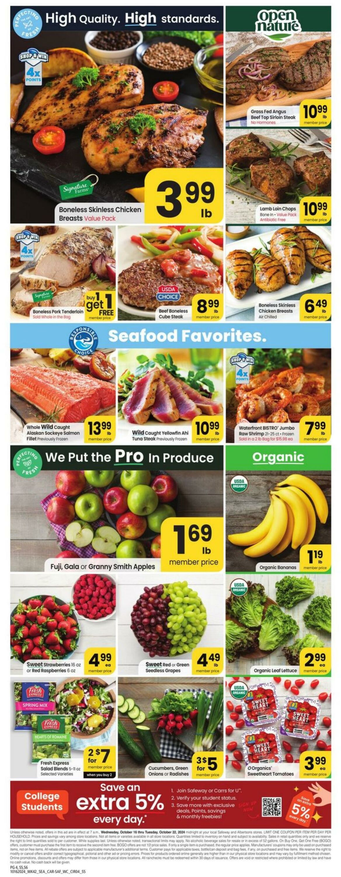 Weekly ad Carrs 10/16/2024 - 10/22/2024