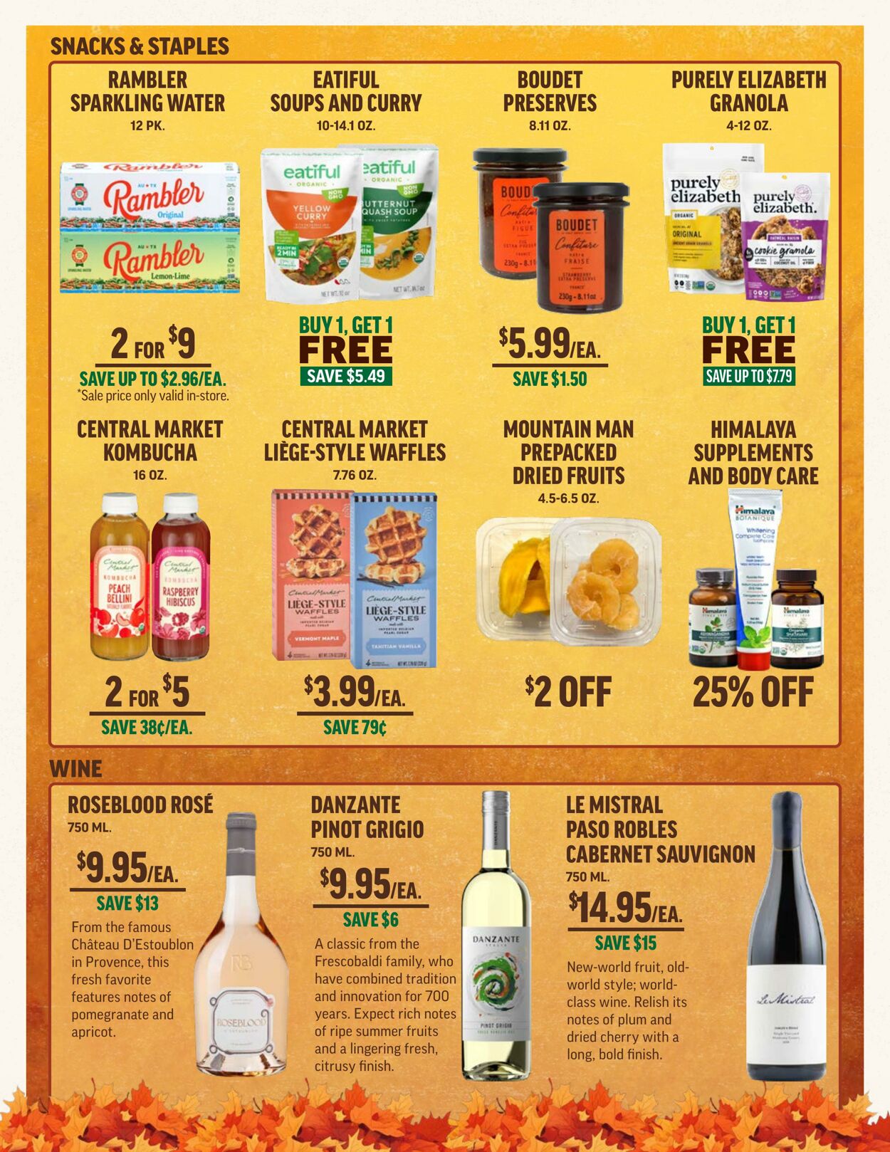 Weekly ad Central Market 10/08/2025 - 10/14/2025