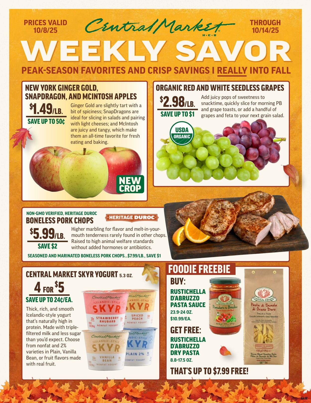 Weekly ad Central Market 10/08/2025 - 10/14/2025