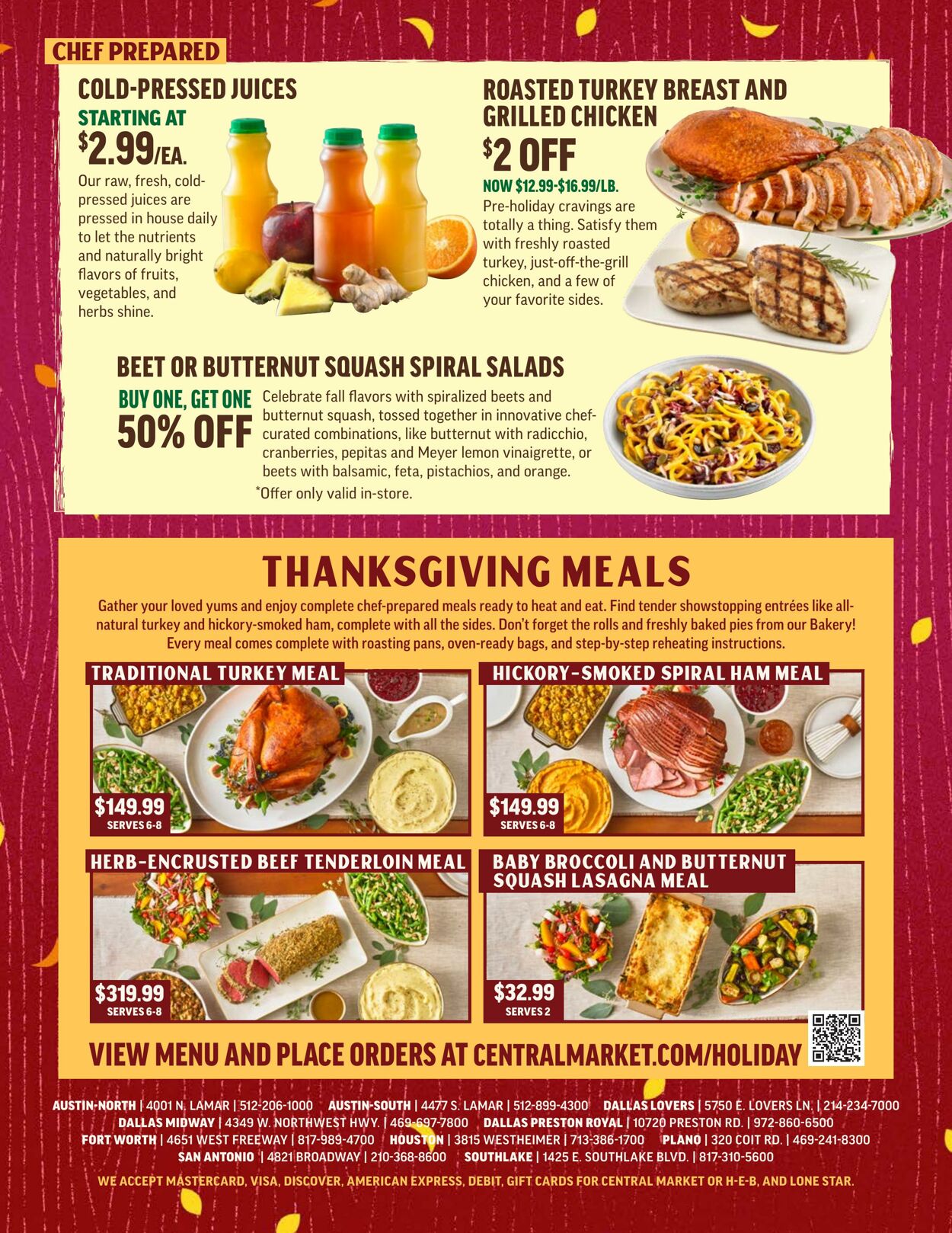 Weekly ad Central Market 11/20/2024 - 11/26/2024