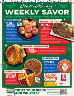 Weekly ad Central Market 07/03/2024 - 07/09/2024
