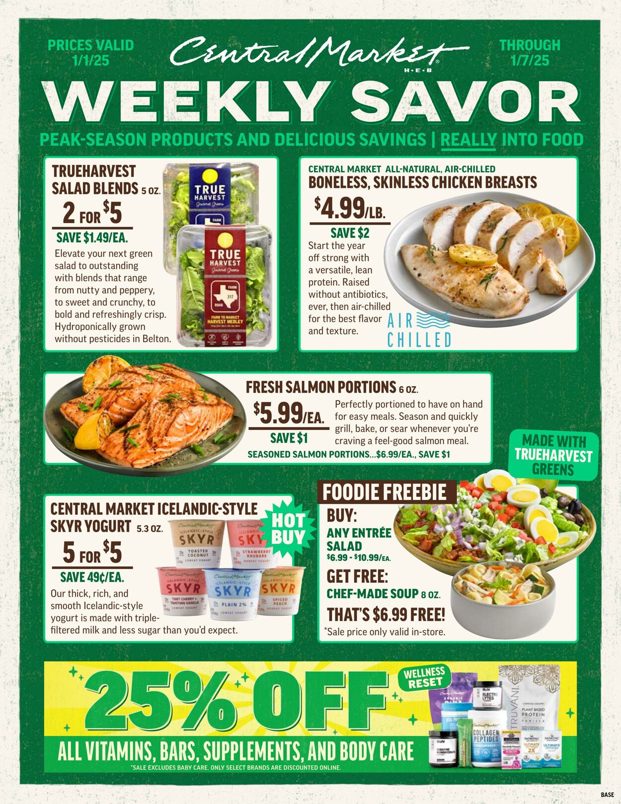 Weekly ad Central Market 01/01/2025 - 01/07/2025