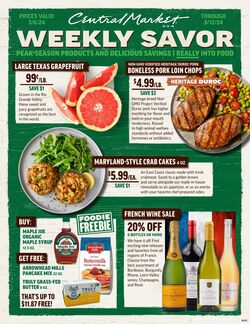 Weekly ad Central Market 08/03/2022 - 08/09/2022
