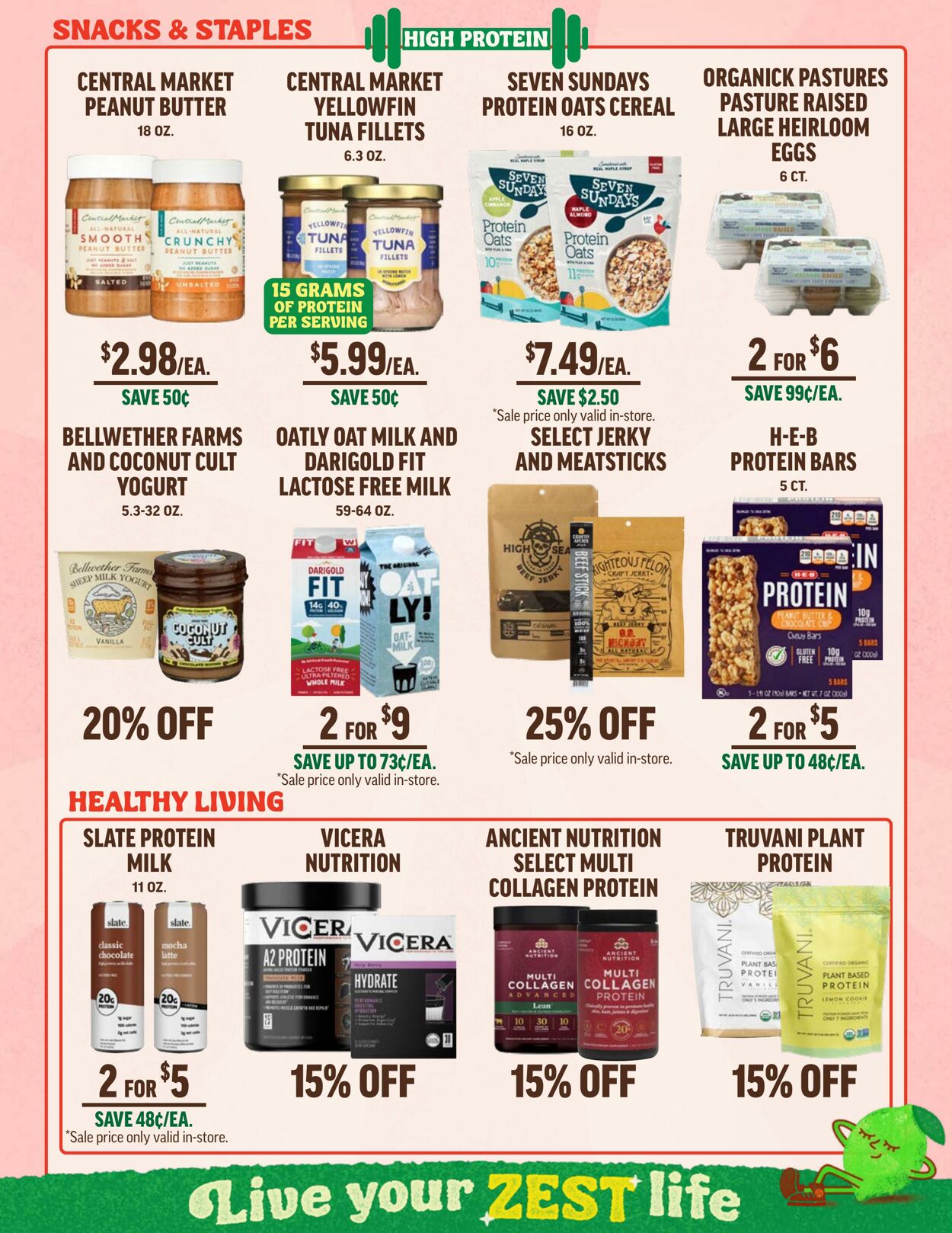 Weekly ad Central Market 01/08/2025 - 01/14/2025