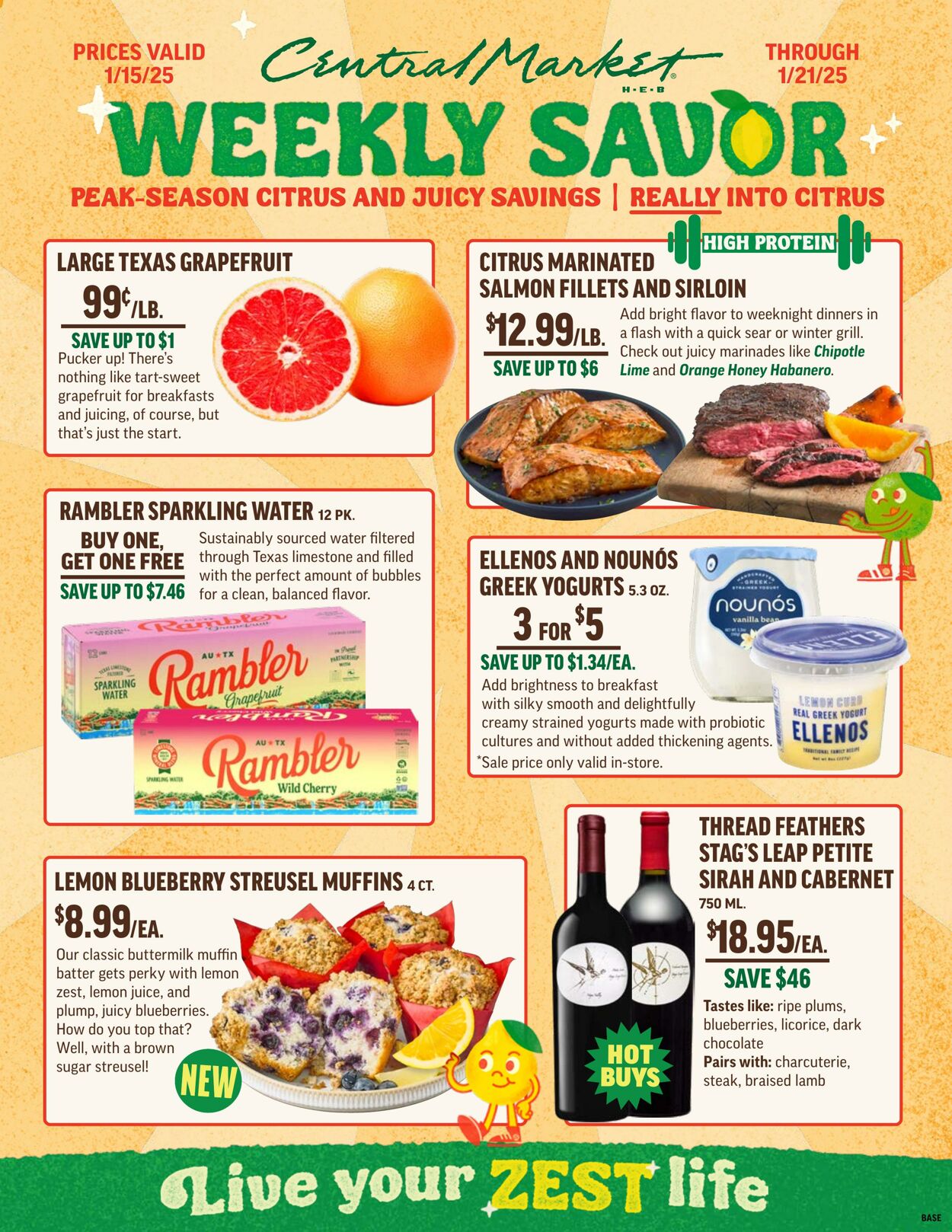 Weekly ad Central Market 01/15/2025 - 01/21/2025