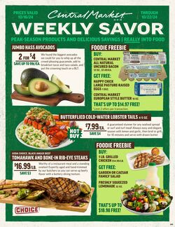 Weekly ad Central Market 10/09/2024 - 10/15/2024