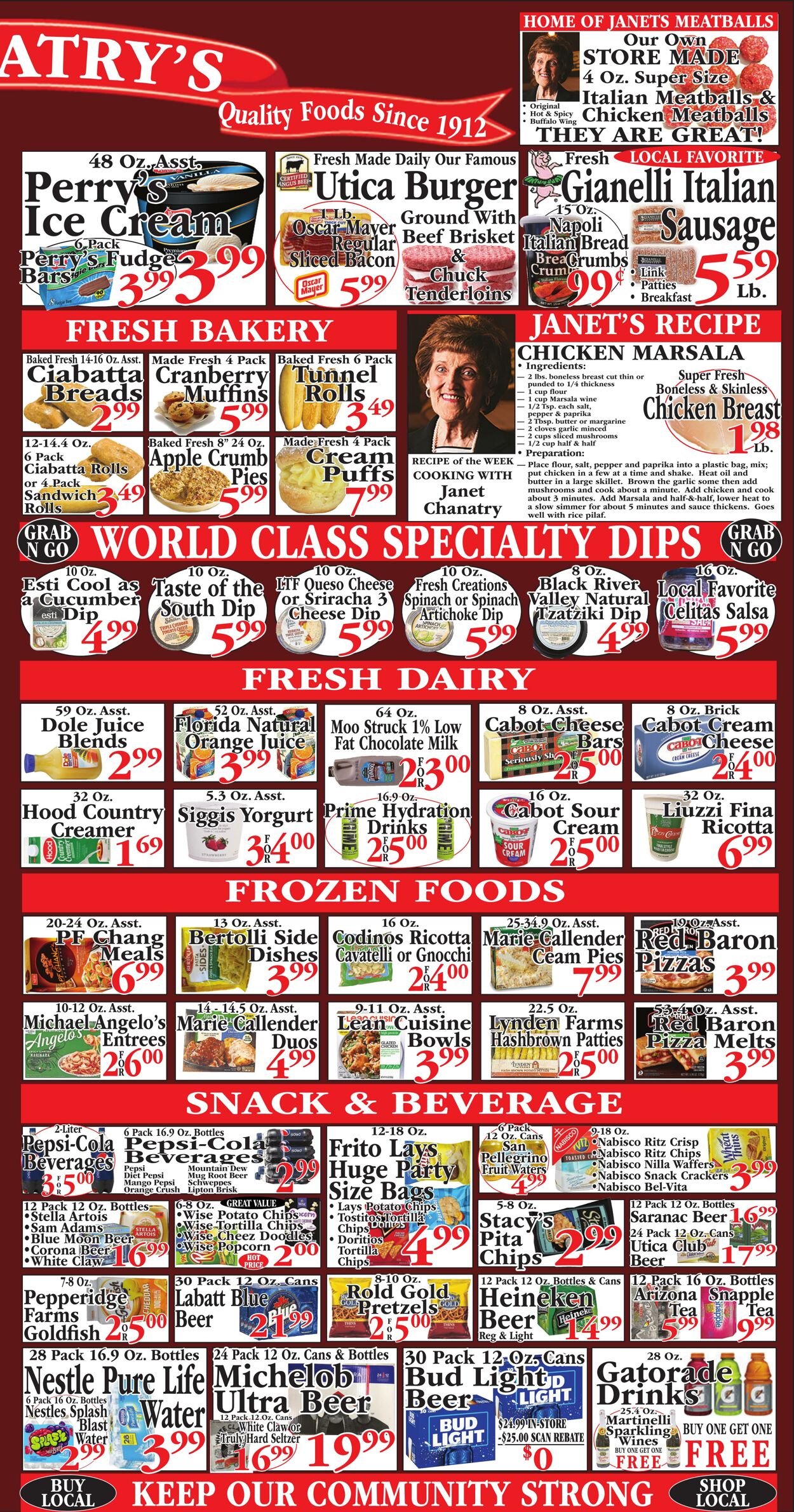 Weekly ad Chanatry's Hometown Market 01/29/2023 - 02/04/2023