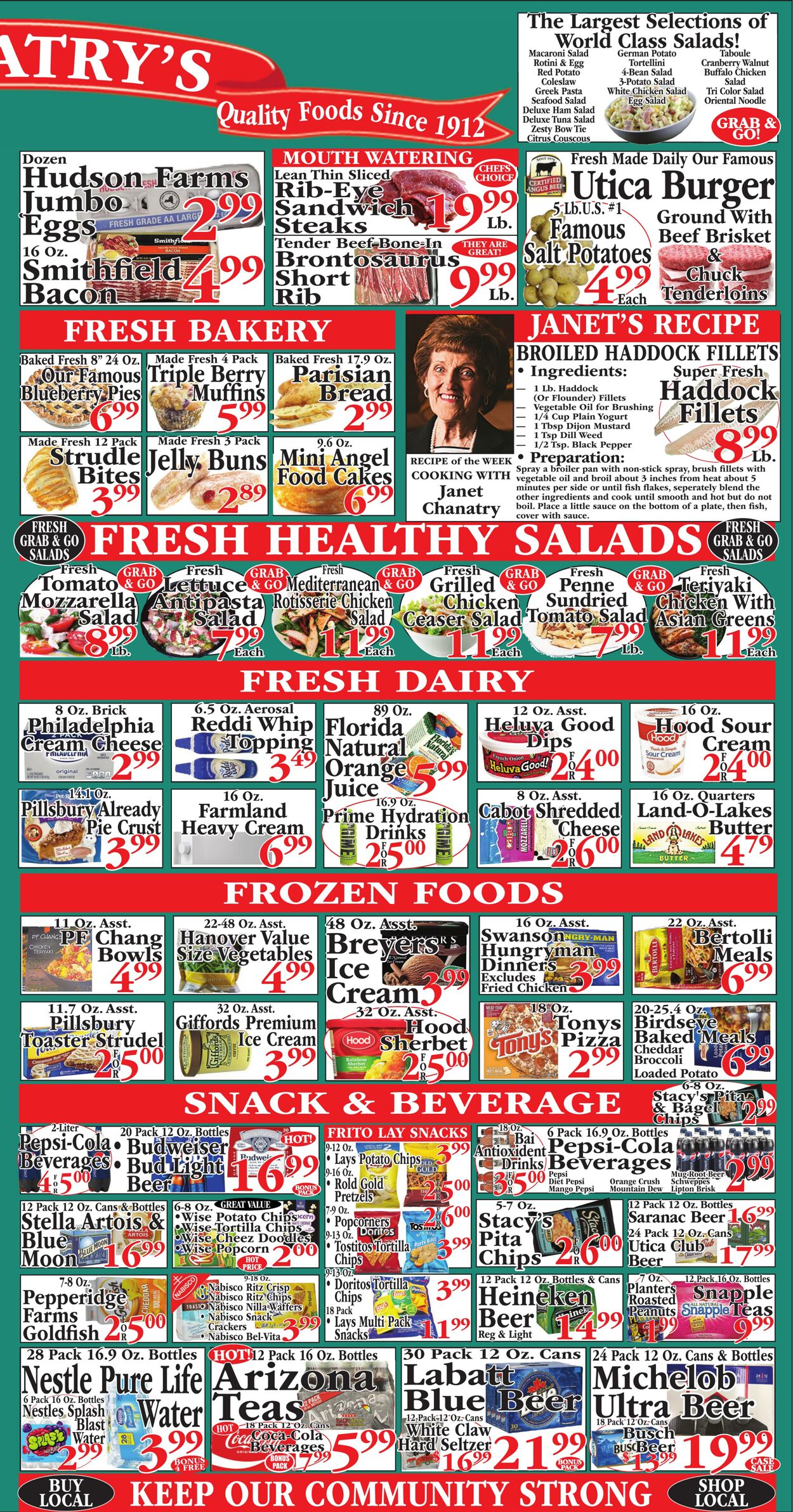 Weekly ad Chanatry's Hometown Market 01/22/2023 - 01/28/2023