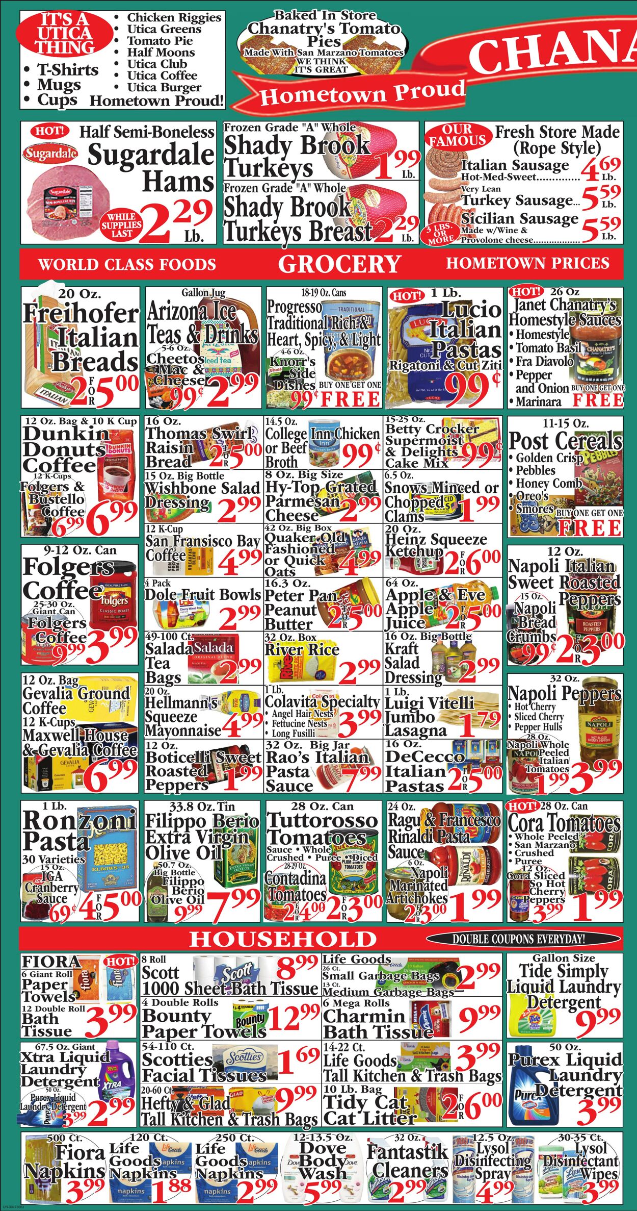 Weekly ad Chanatry's Hometown Market 01/22/2023 - 01/28/2023