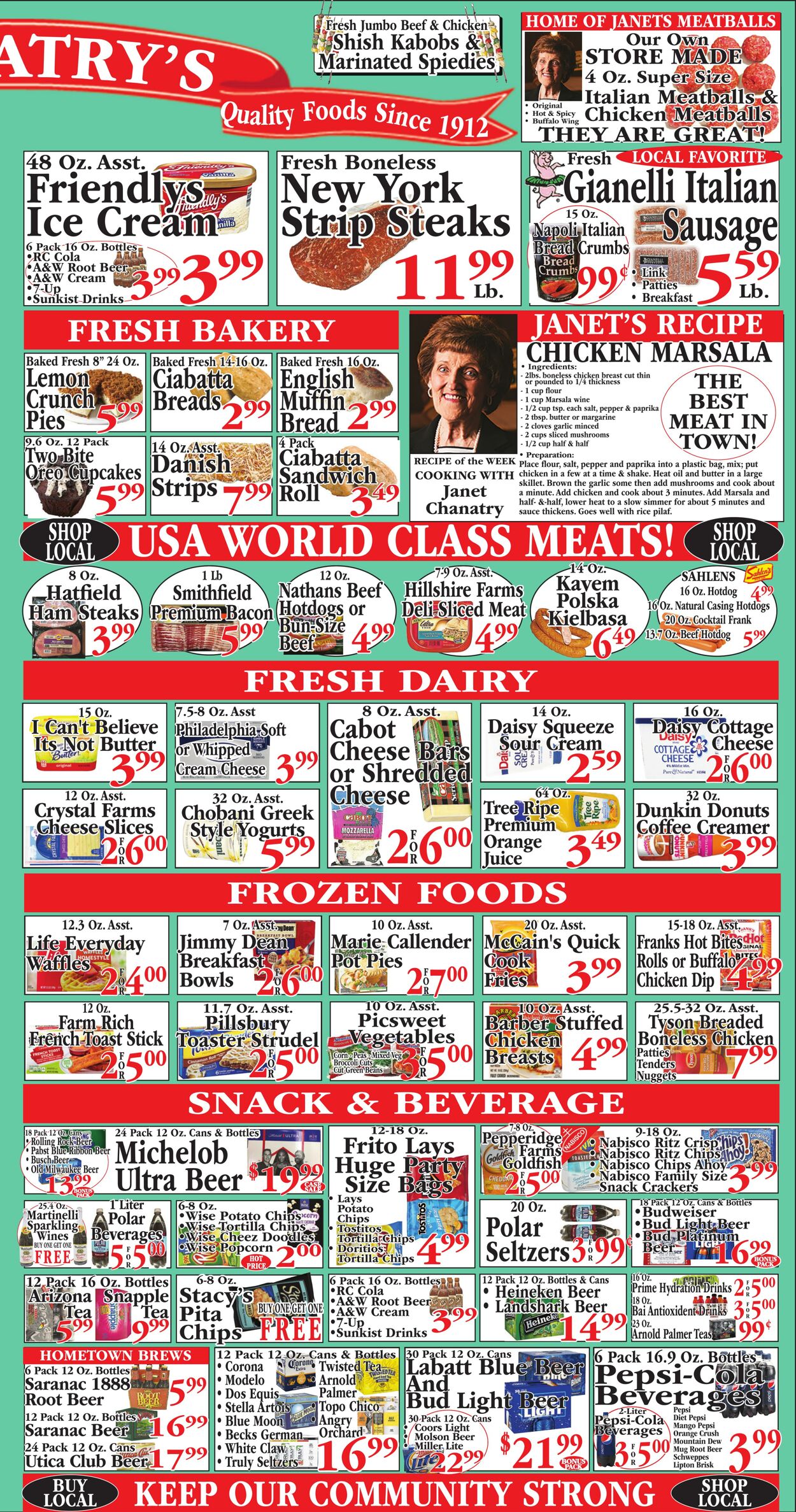 Weekly ad Chanatry's Hometown Market 03/19/2023 - 03/25/2023