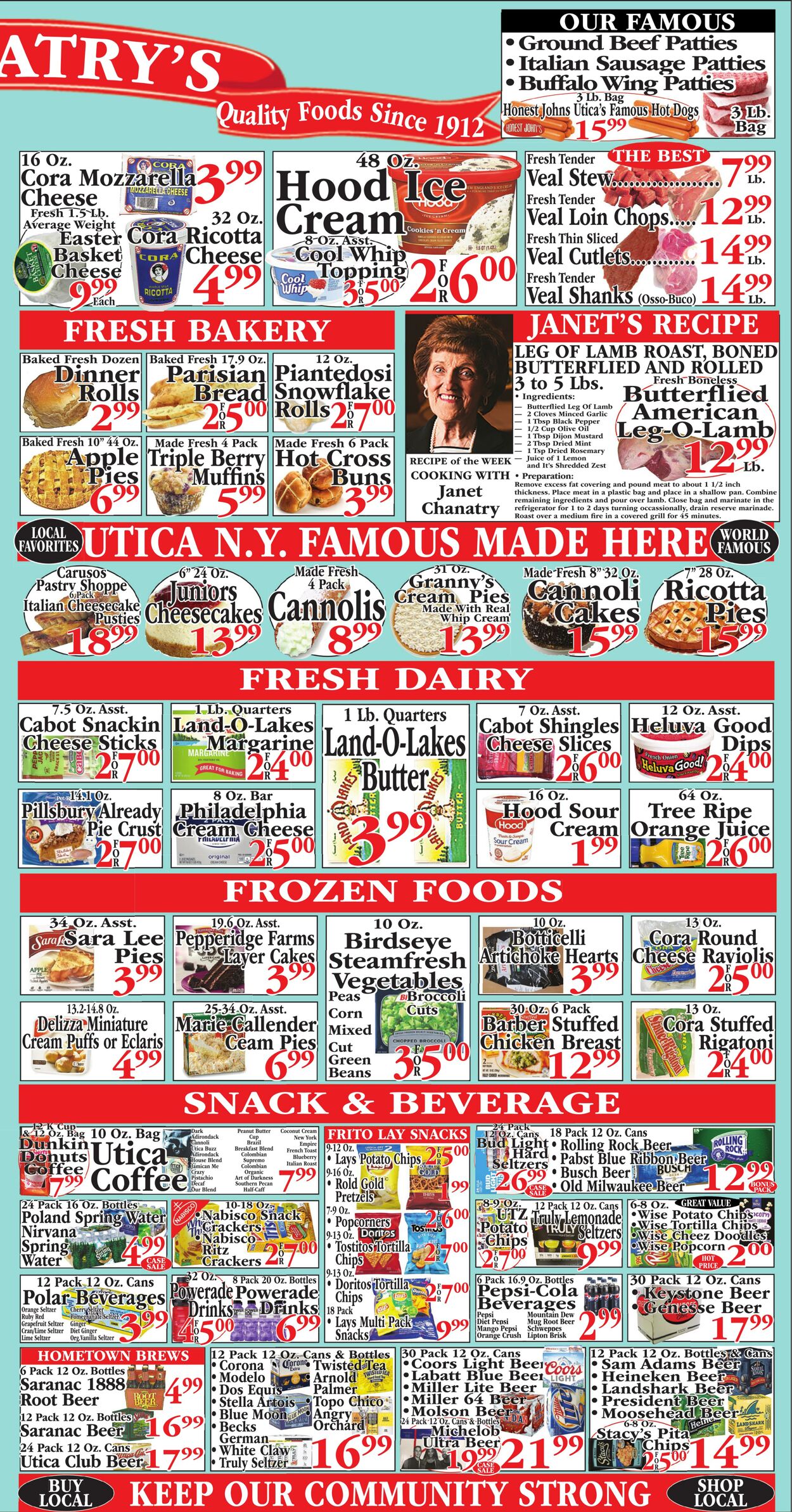 Weekly ad Chanatry's Hometown Market 04/10/2022 - 04/16/2022
