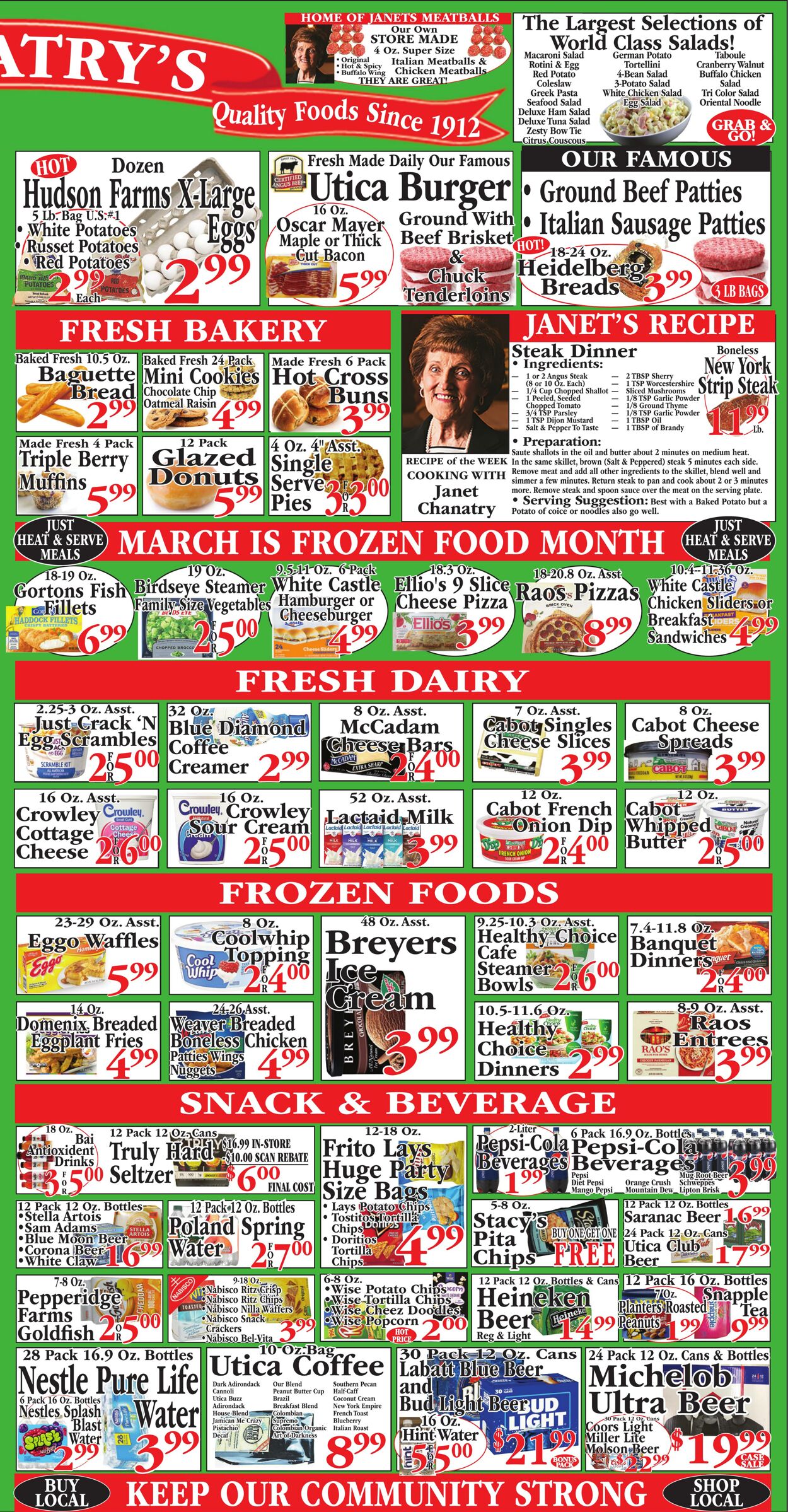 Weekly ad Chanatry's Hometown Market 03/05/2023 - 03/11/2023