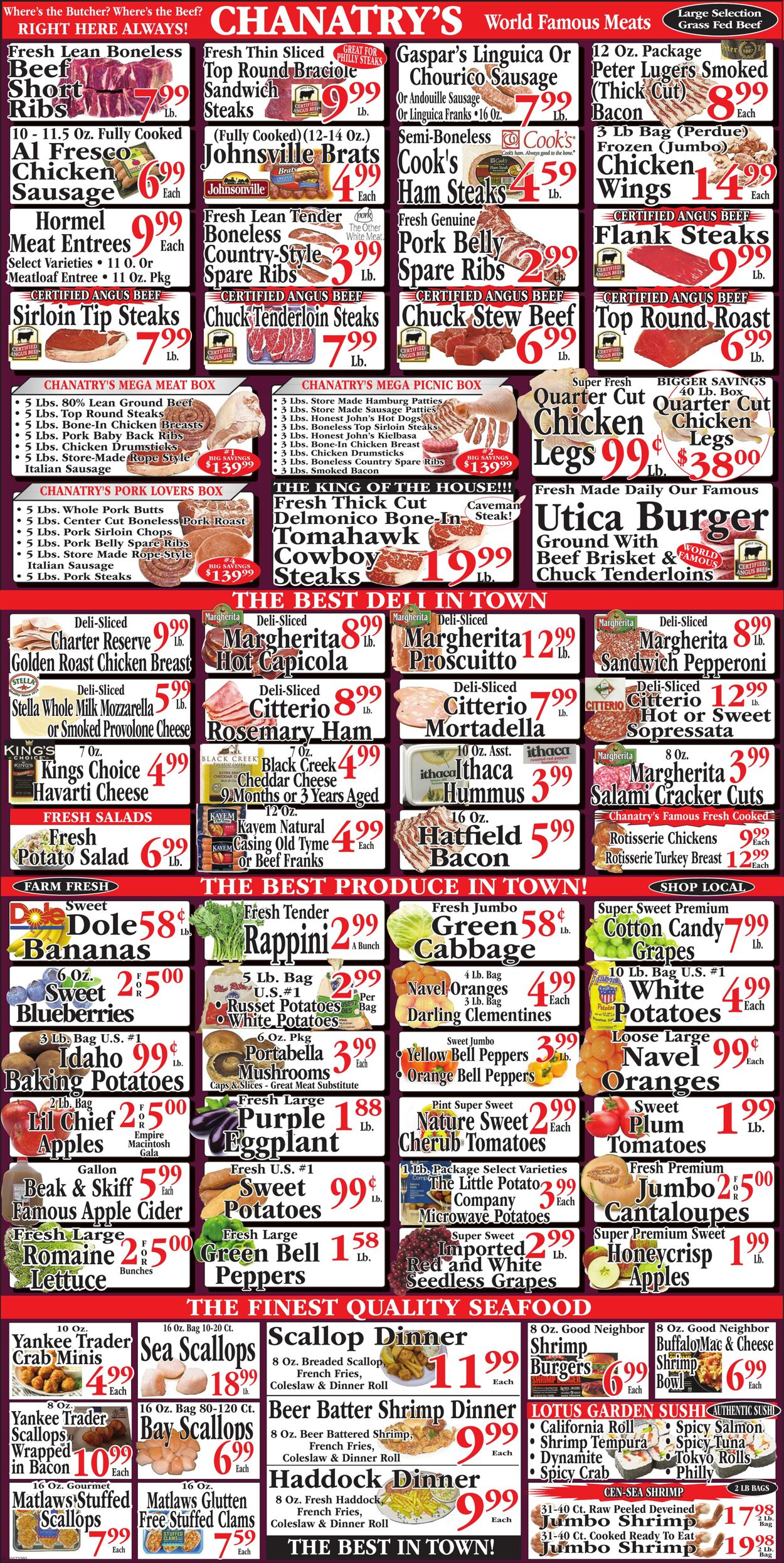 Weekly ad Chanatry's Hometown Market 01/08/2023 - 01/14/2023