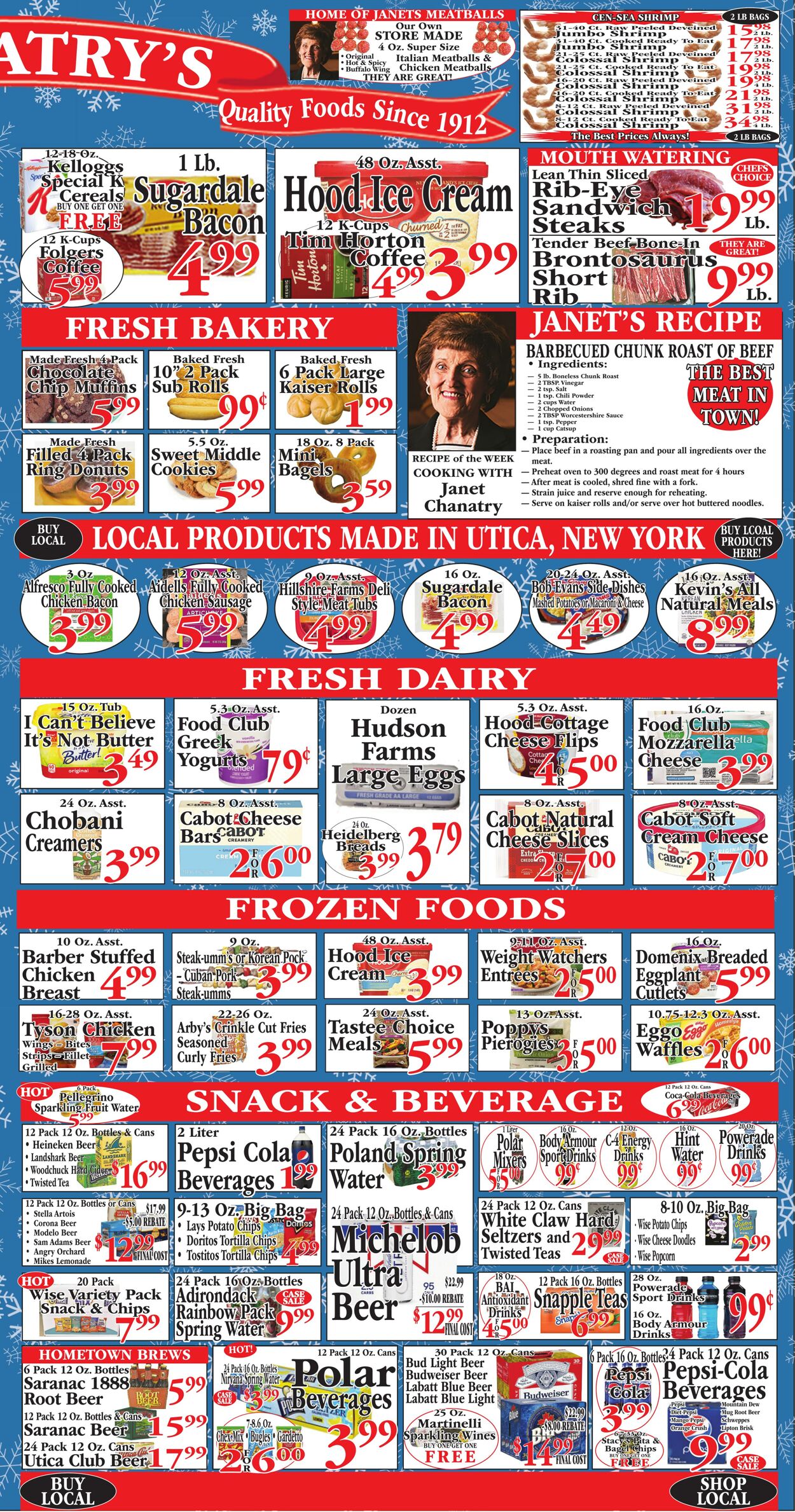 Weekly ad Chanatry's Hometown Market 01/05/2025 - 01/11/2025