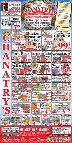 Weekly ad Chanatry's Hometown Market 12/15/2024 - 12/21/2024