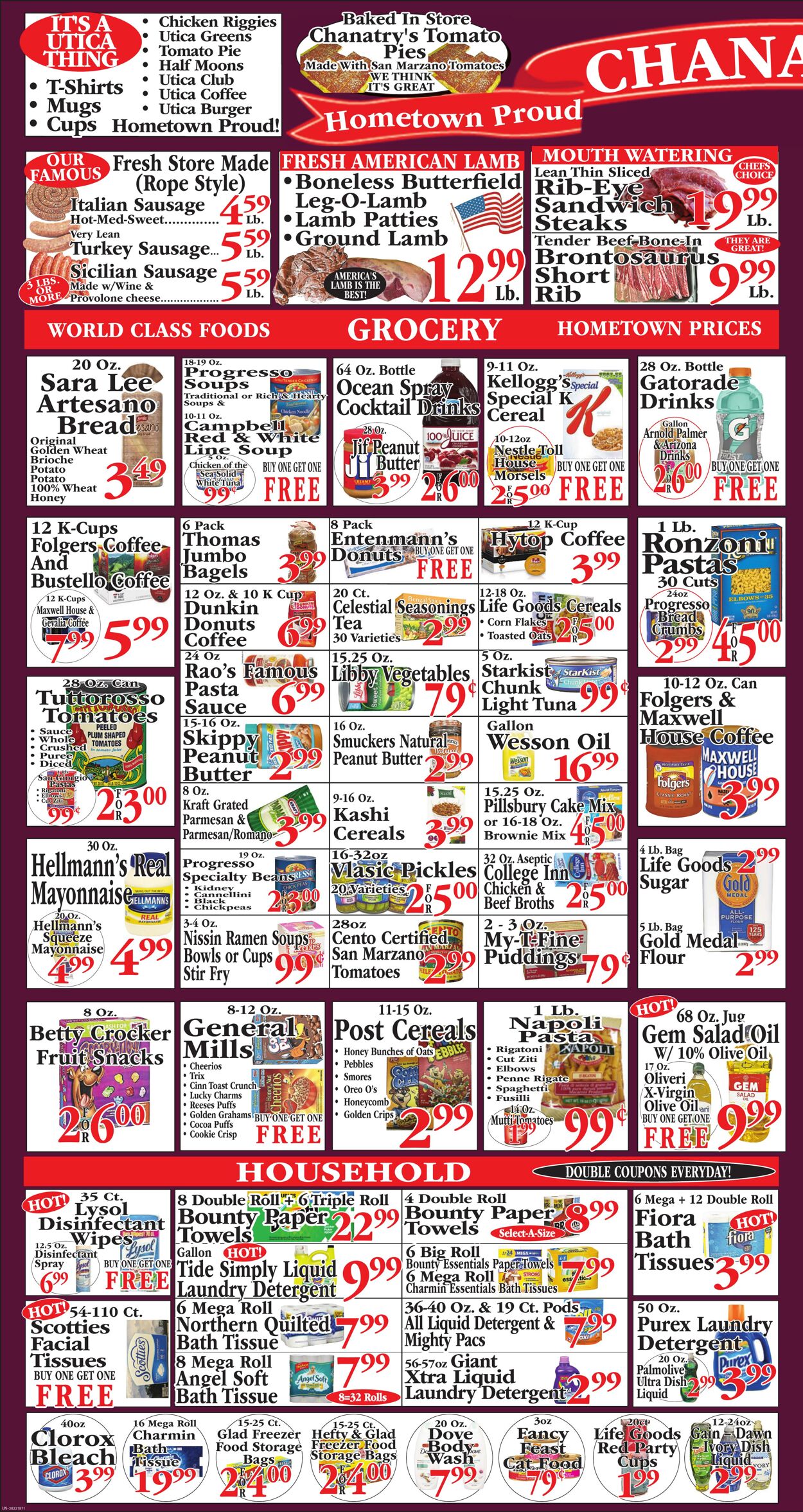 Weekly ad Chanatry's Hometown Market 01/07/2024 - 01/13/2024