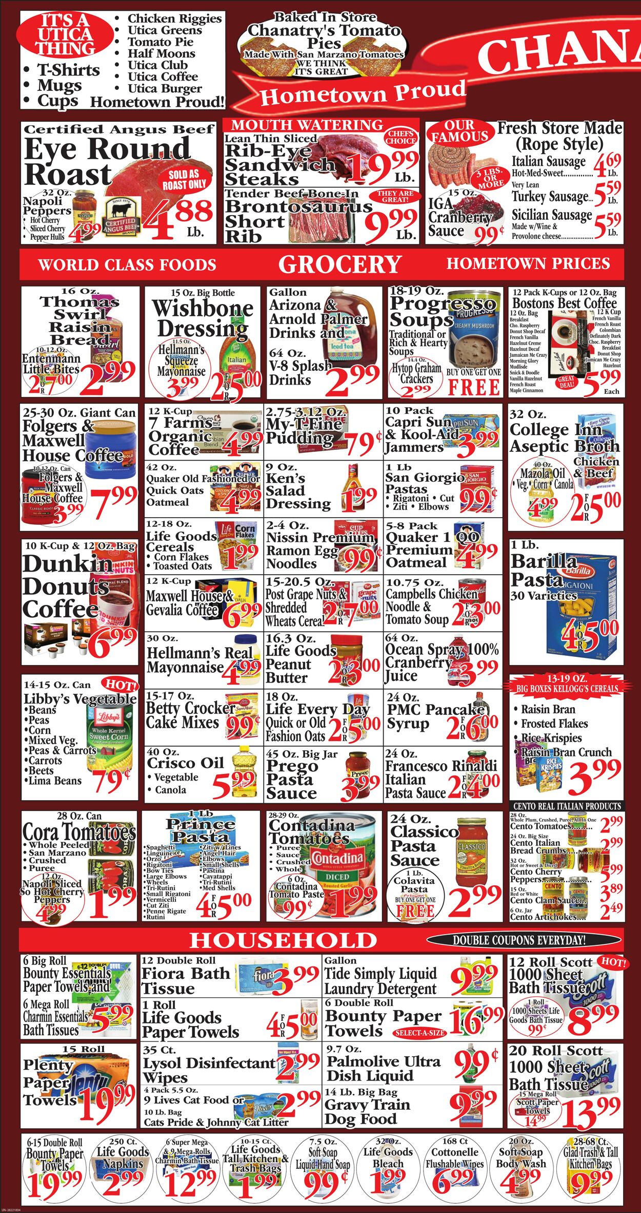 Weekly ad Chanatry's Hometown Market 01/28/2024 - 02/03/2024