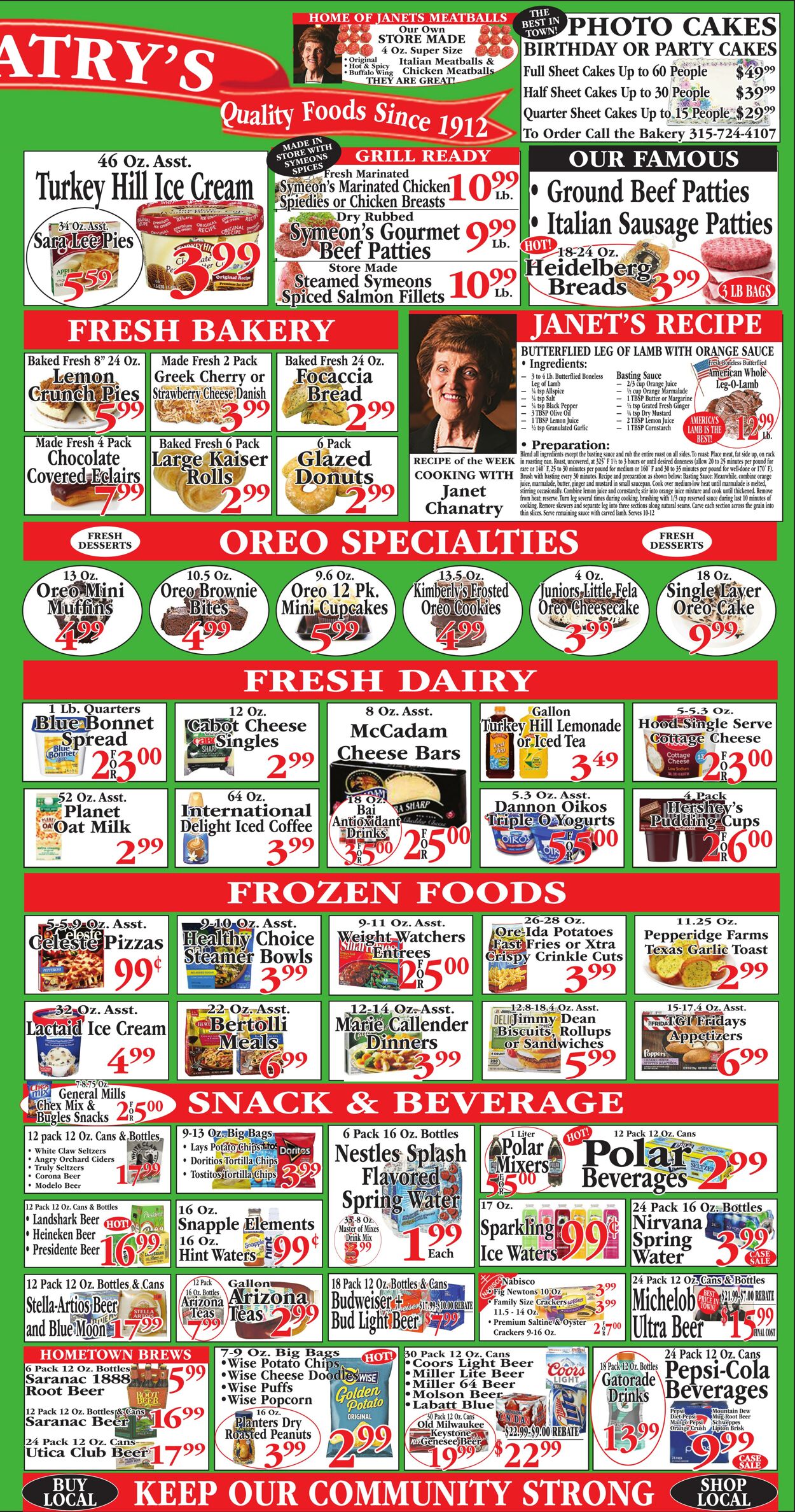 Weekly ad Chanatry's Hometown Market 03/03/2024 - 03/09/2024