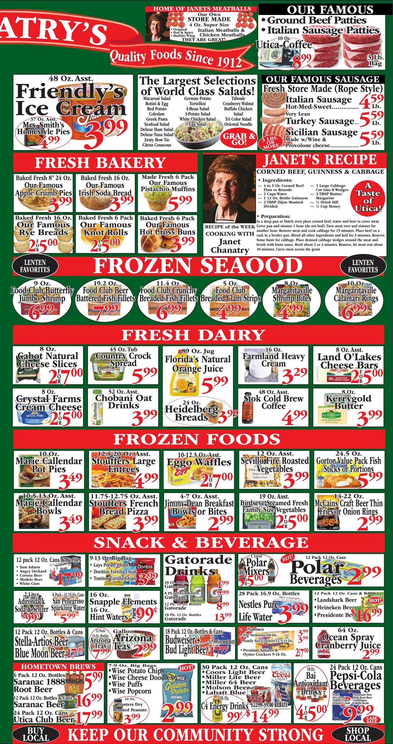 Weekly ad Chanatry's Hometown Market 03/10/2024 - 03/16/2024