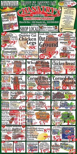 Weekly ad Chanatry's Hometown Market 01/14/2024 - 01/20/2024